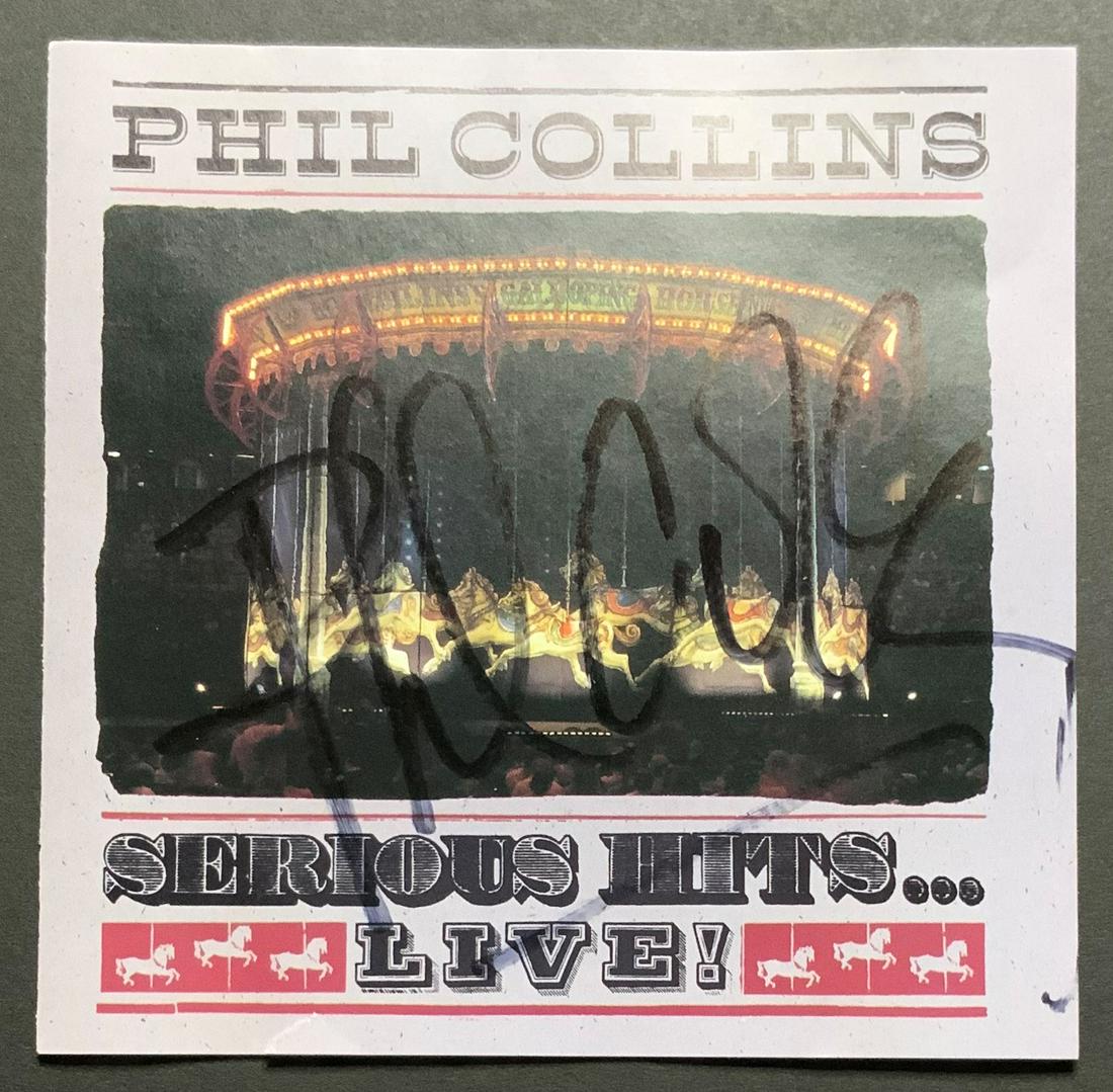 Phil Collins Autographed CD Liner Notes (1 of 1)