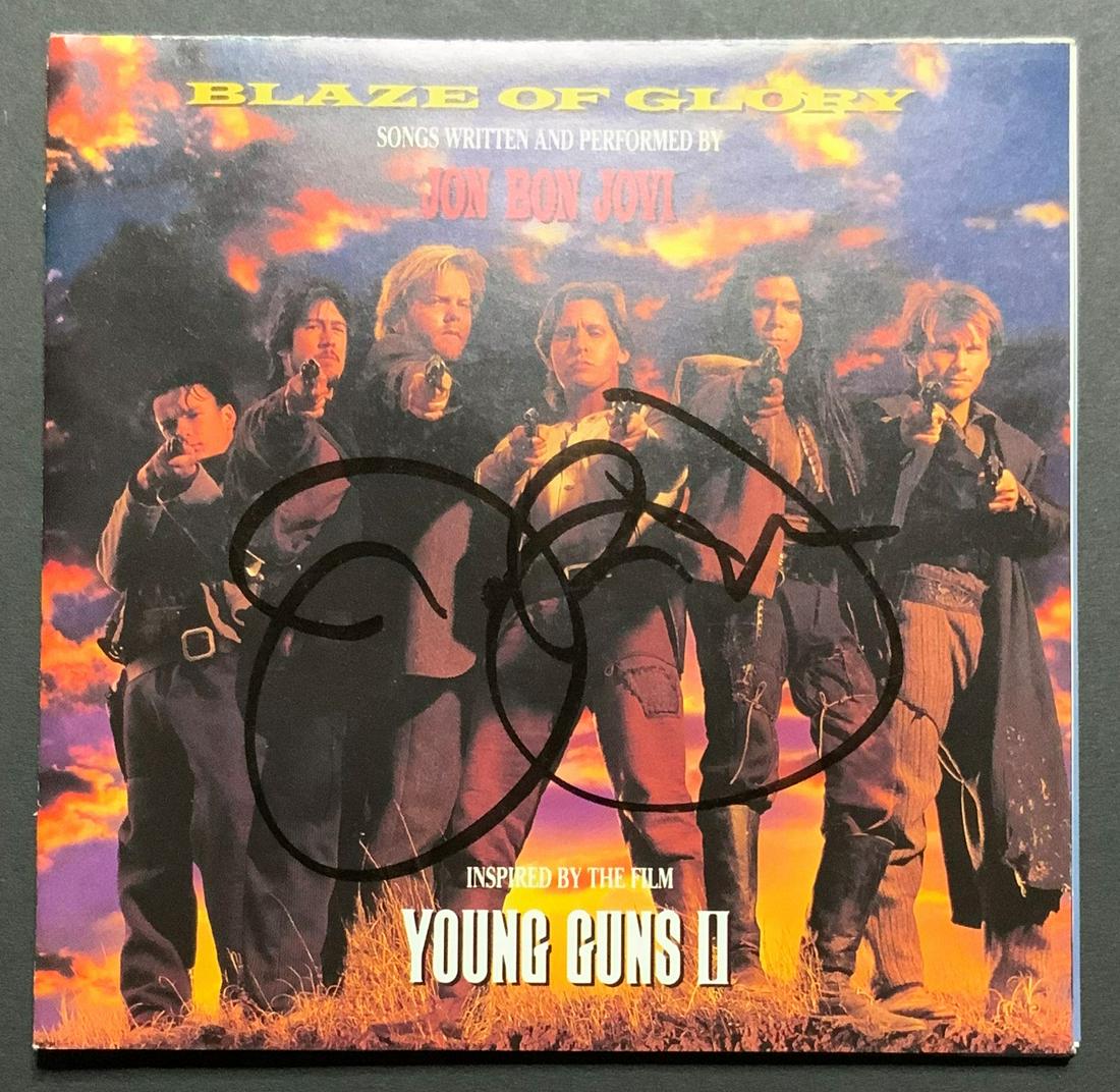 Jon Bon Jovi Autographed CD Liner Notes (1 of 1)