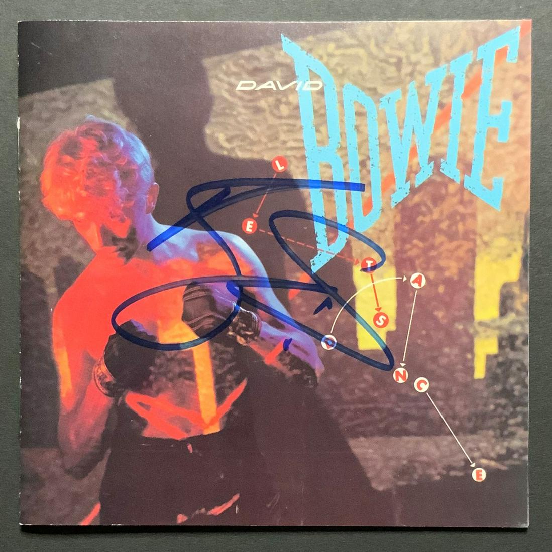 David Bowie Autographed CD Liner Notes (1 of 1)
