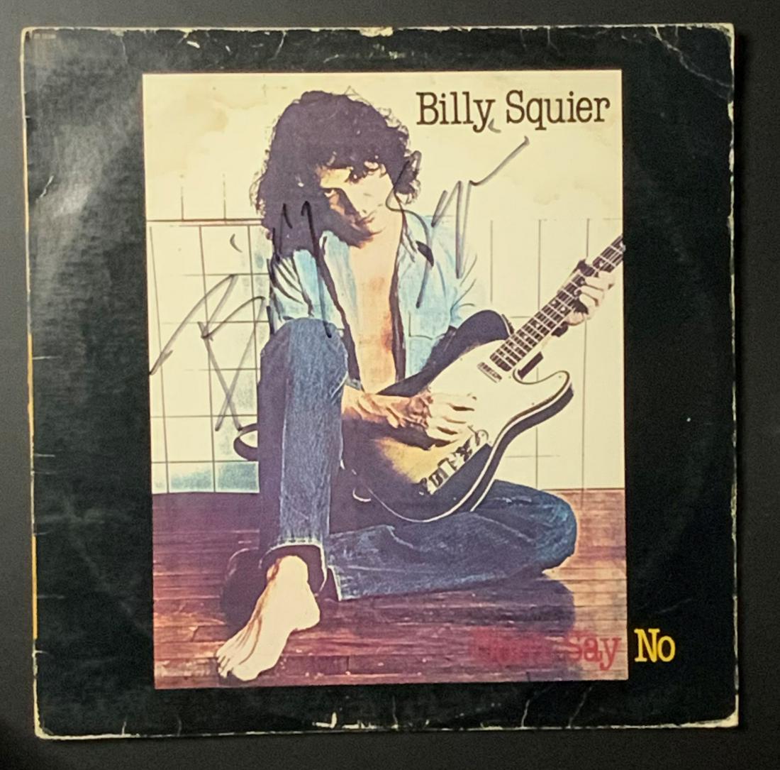 Billy Squier Autographed Album Cover (1 of 1)
