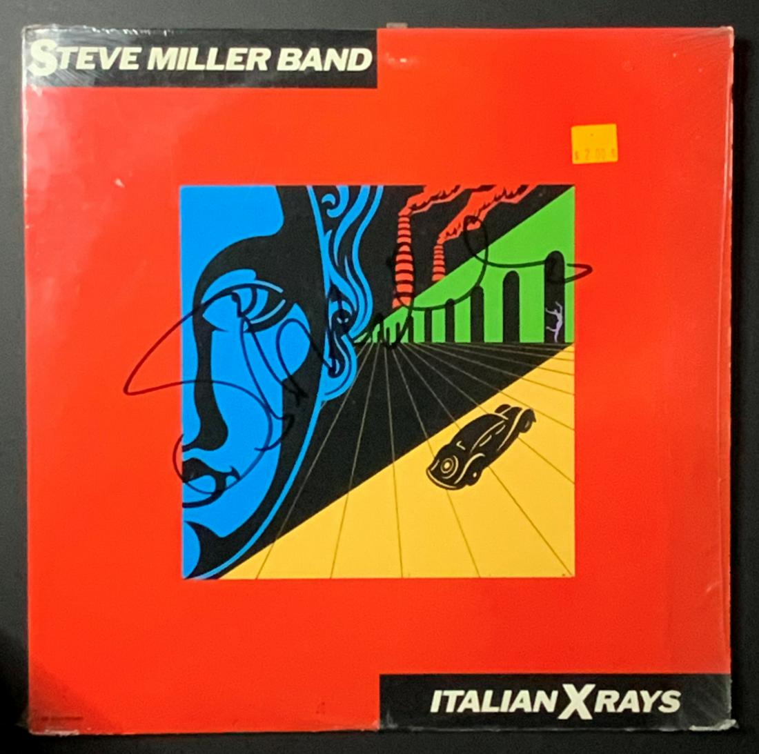 Steve Miller Autographed Album Cover: Ask any and all questions before bidding. Signed album covers are not guaranteed to have vinyl record included, if curious email support@iczauctions.com to inquire . All framed items take 2 weeks for 