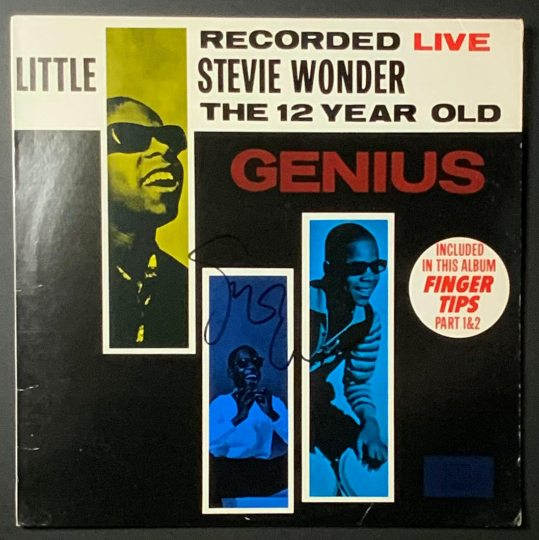 Stevie Wonder Autographed Album Cover (1 of 1)