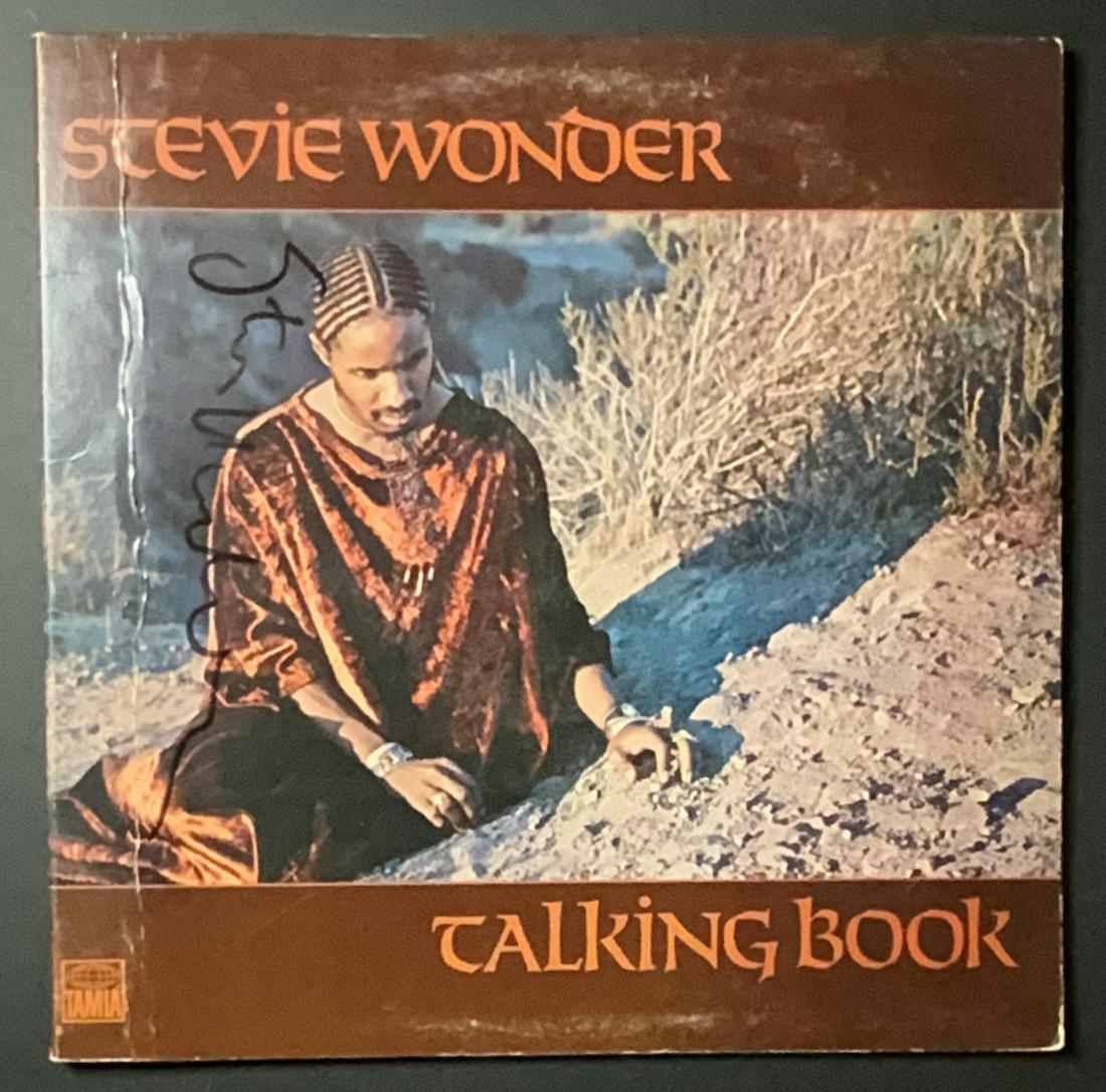 Stevie Wonder Autographed Album Cover (1 of 1)