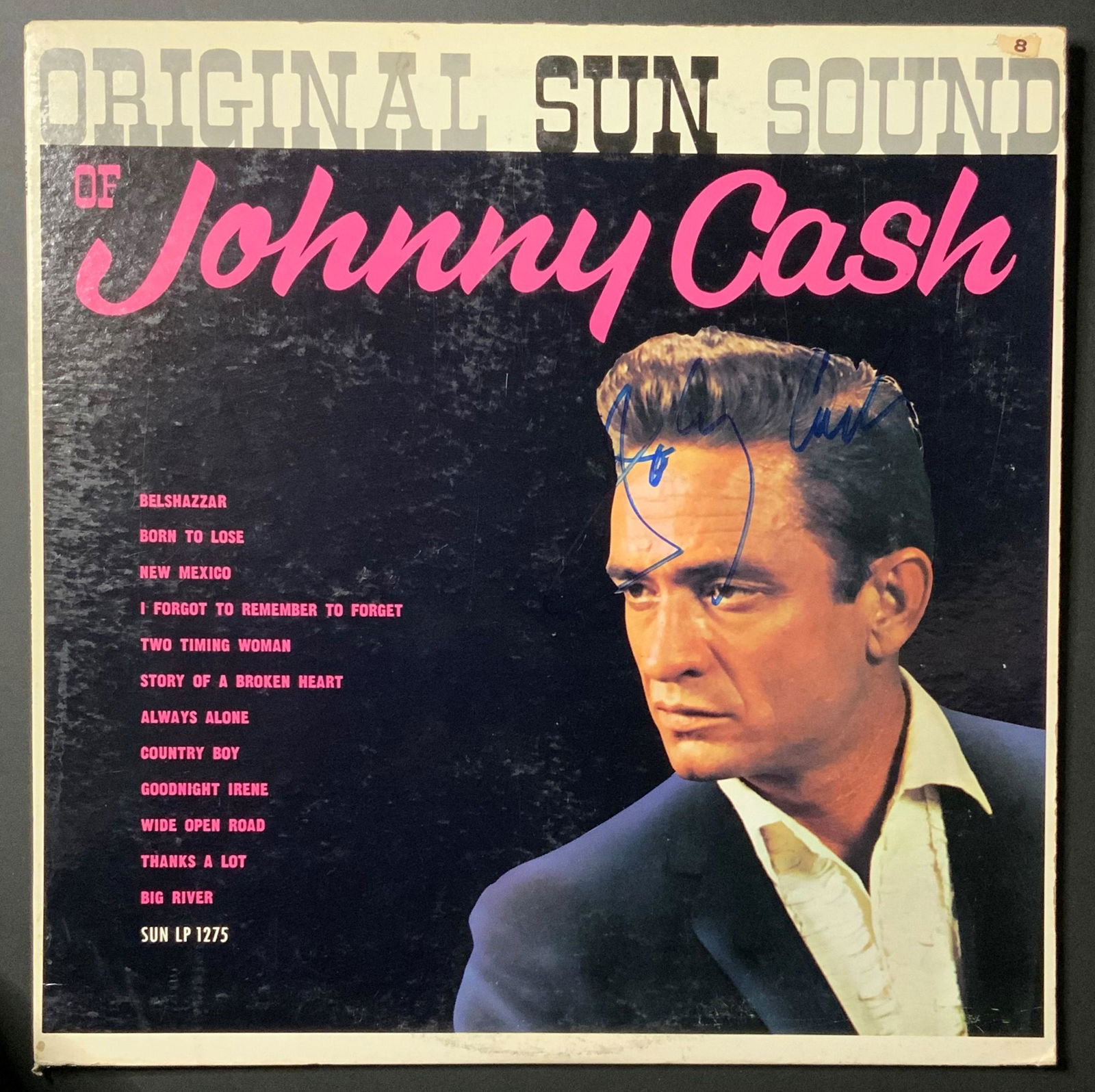 Johnny Cash Autographed Album Cover (1 of 1)