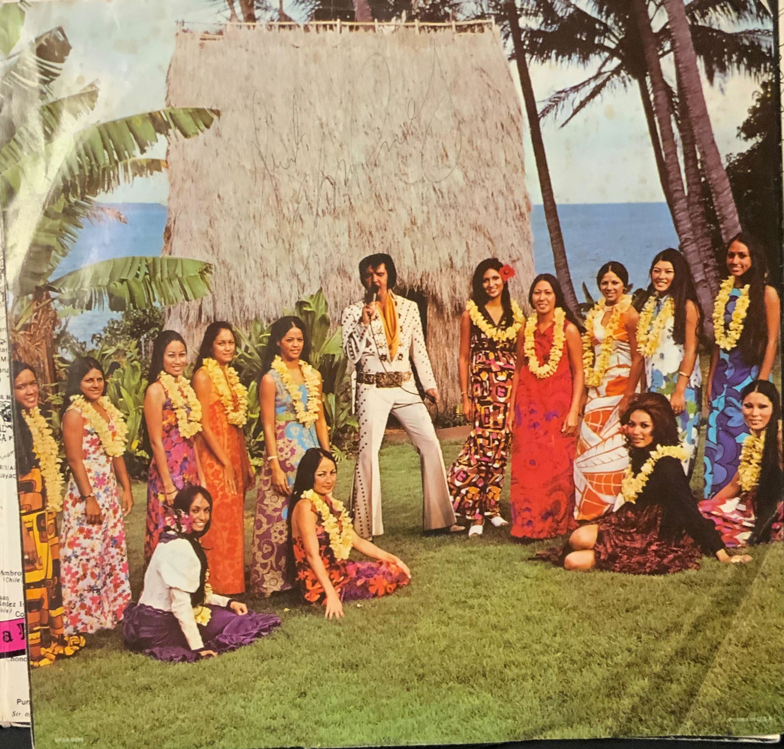 Elvis Presely Autographed Album Cover (1 of 1)