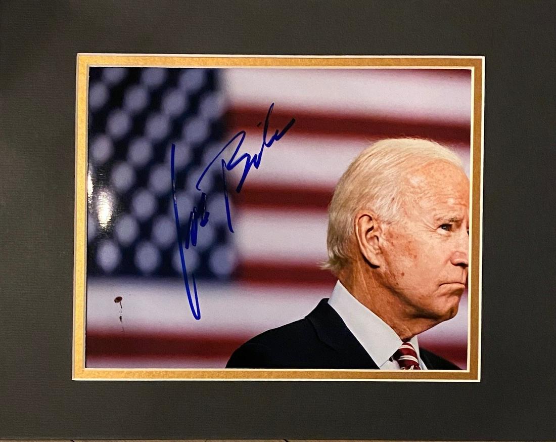 Joe Biden Autographed Display (1 of 1)