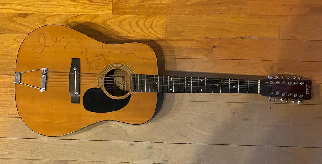 John Lennon Autographed Acoustic Guitar (1 of 1)