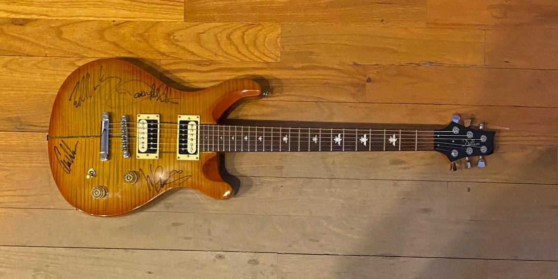 Van Halen Autographed Guitar, signed by all (1 of 1)