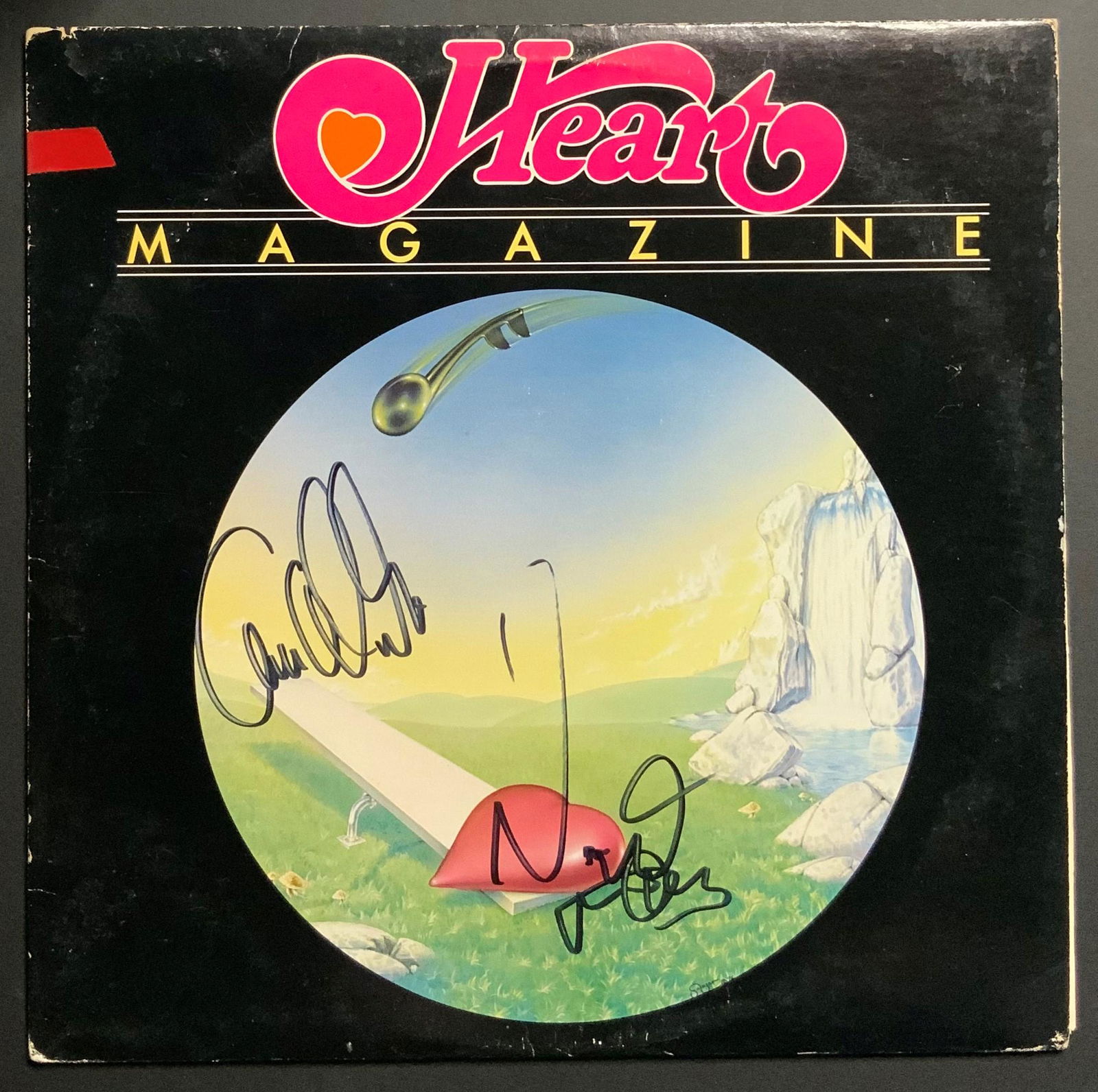 Heart Autographed Album Cover, Nancy and Ann Wilson (1 of 1)
