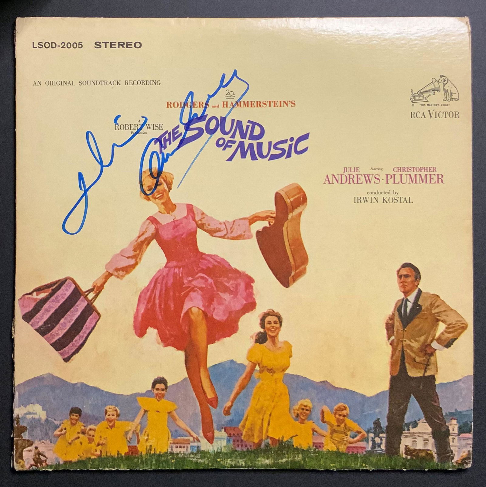 Julie Andrews Autographed Album Cover (1 of 1)