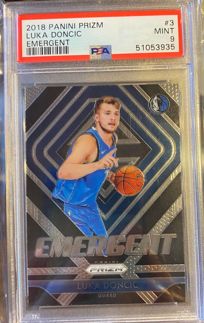 2018 PRIZM LUKA DONIC EMERGENT PSA 9 #3 (1 of 1)