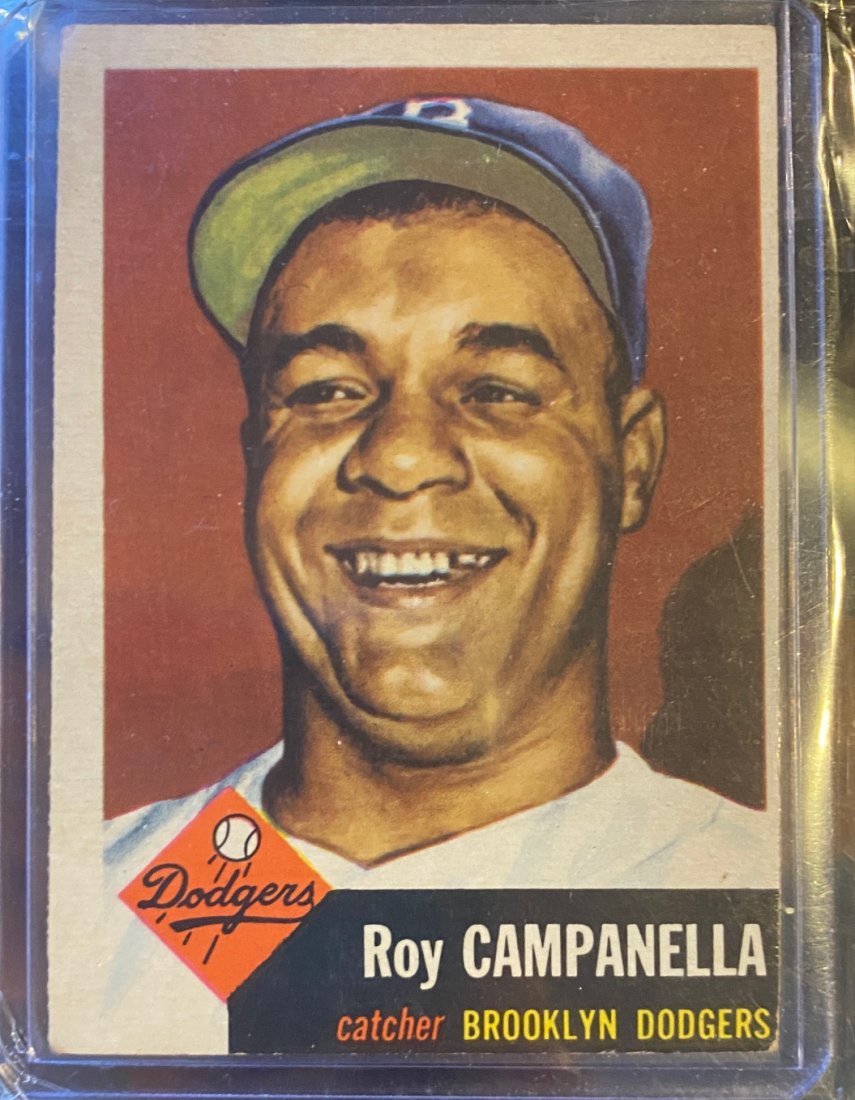 1953 TOPPS ROY CAMPANELLA CARD #27 DODGERS (1 of 1)