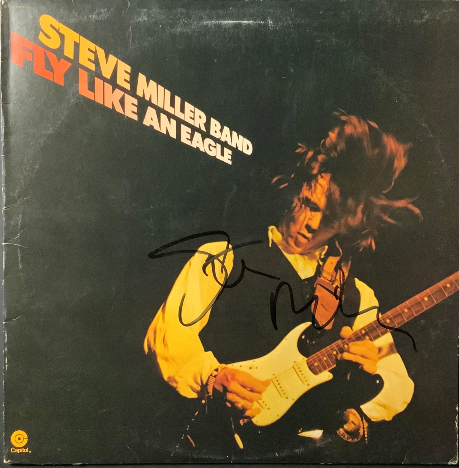 Steve Miller Autographed Album Cover: Ask any and all questions before bidding. Signed album covers are not guaranteed to have vinyl record included, if curious email support@iczauctions.com to inquire . All framed items take 2 weeks for 