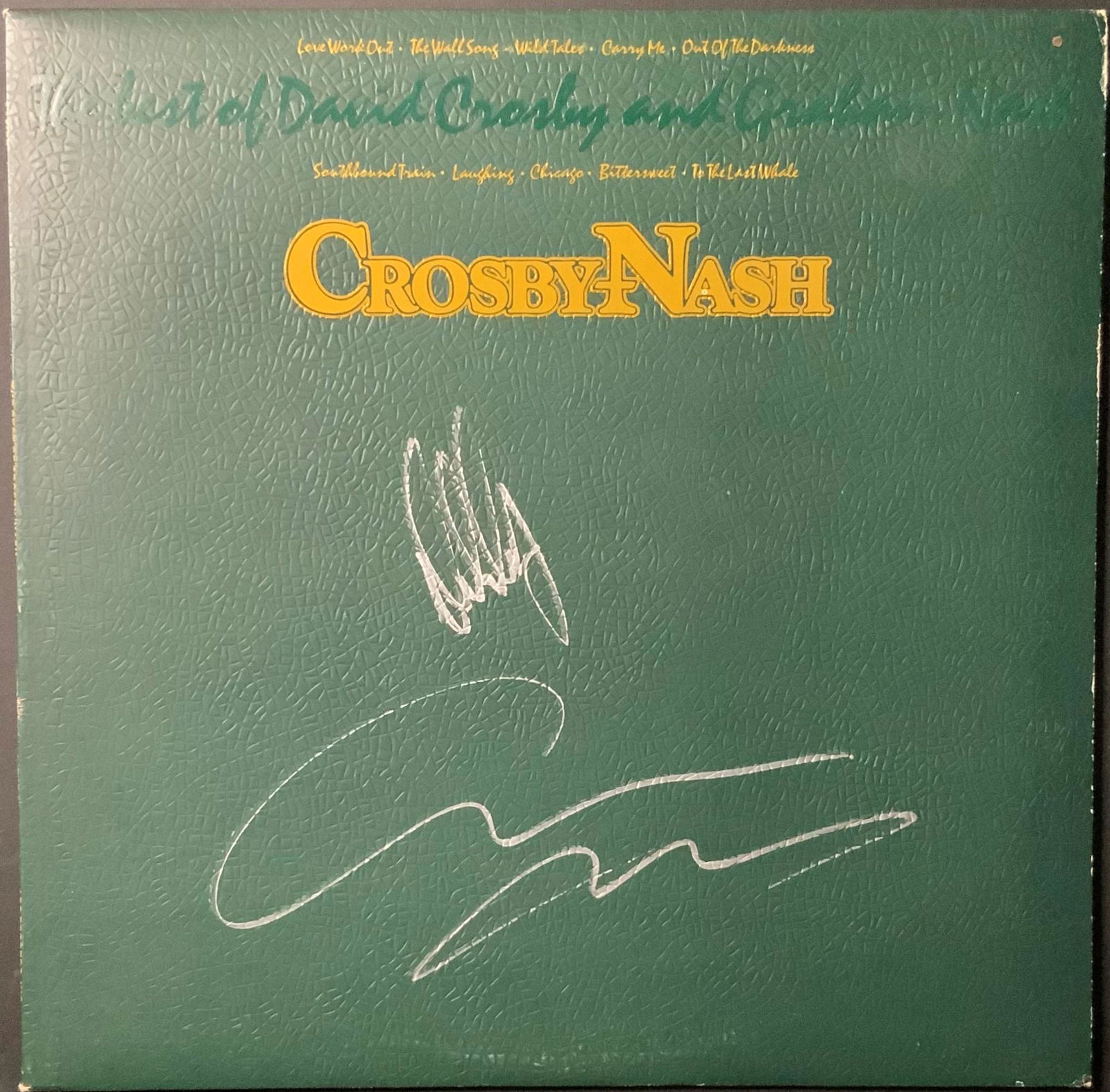 Crosby and Nash Autographed Album Cover (1 of 1)