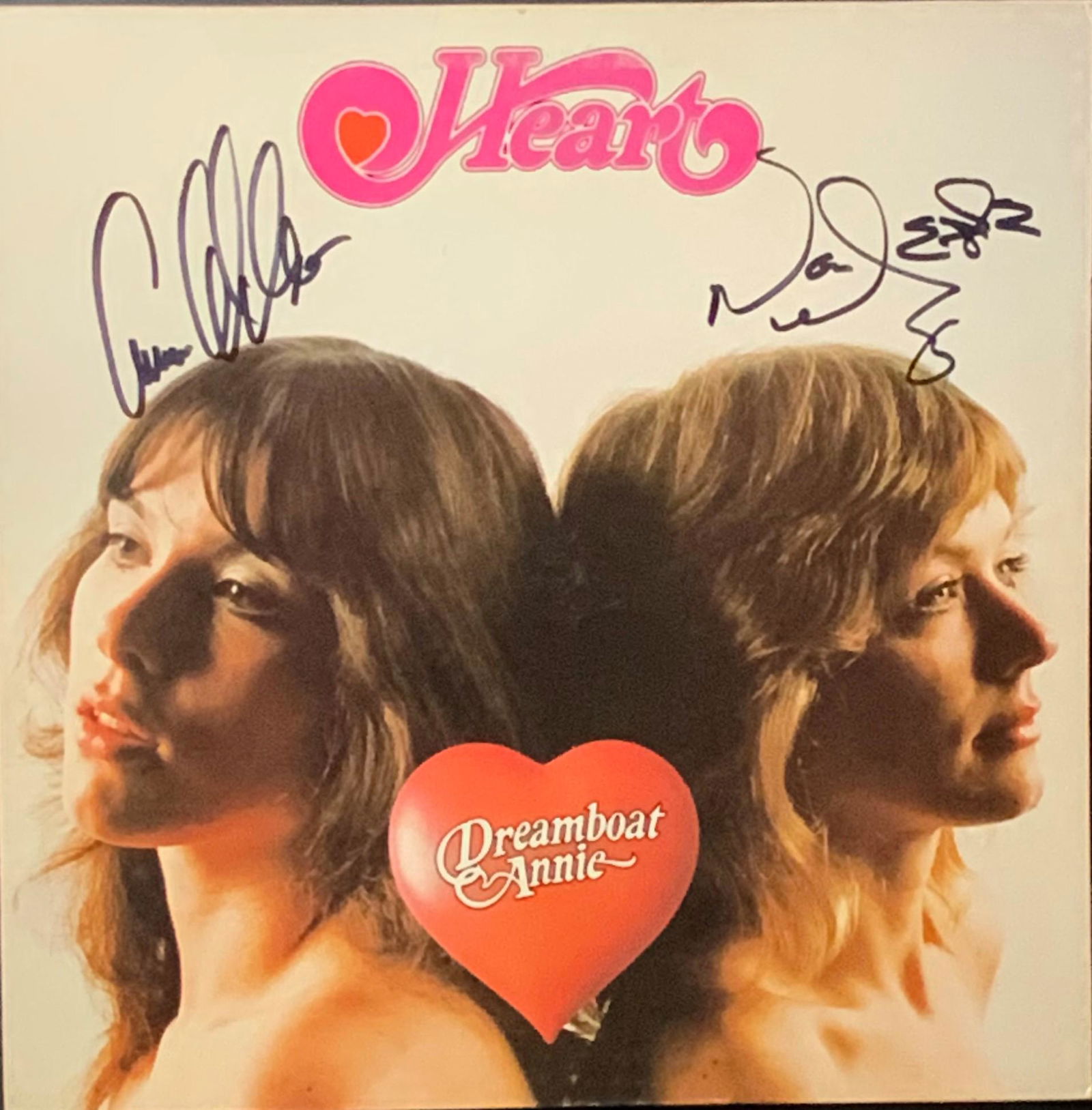 Heart Autographed Album Cover, Ann and Nancy Wilson (1 of 1)