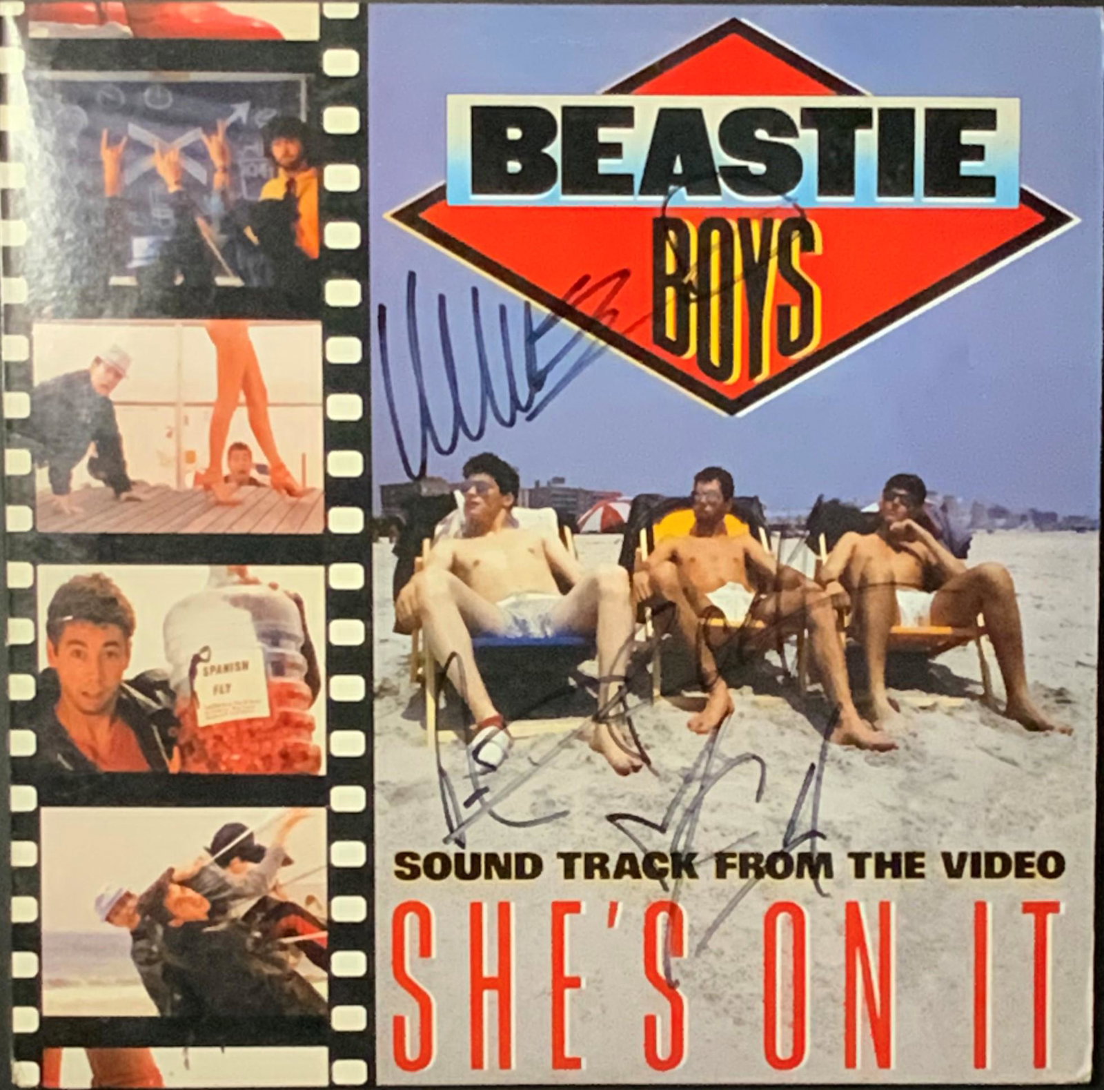 Beastie Boys Autographed Album Cover, Signed by all (1 of 1)