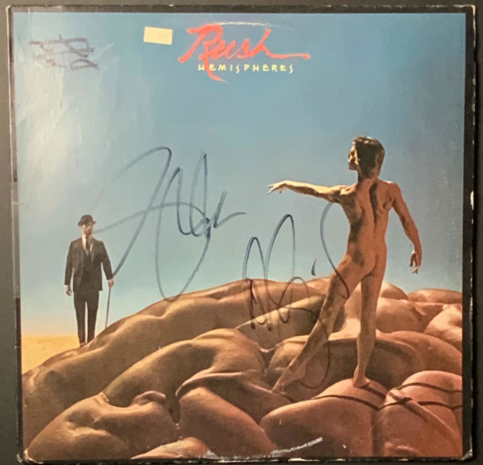Rush Autographed Album Cover, Signed by all (1 of 1)