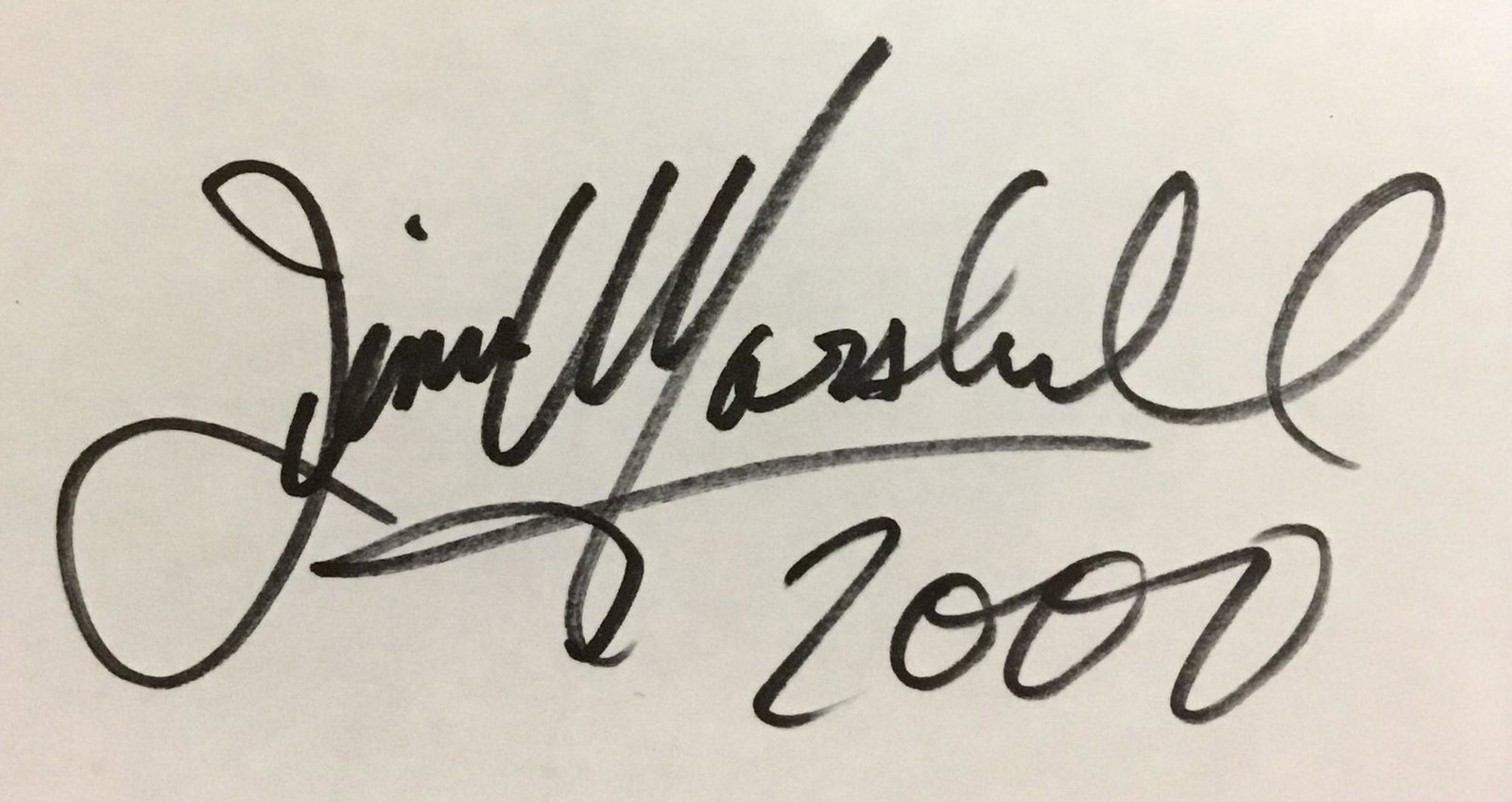 Jim Marshall Cut Autograph: Ask any and all questions before bidding. Signed album covers are not guaranteed to have vinyl record included, if curious email support@iczauctions.com to inquire . All framed items take 2 weeks for 
