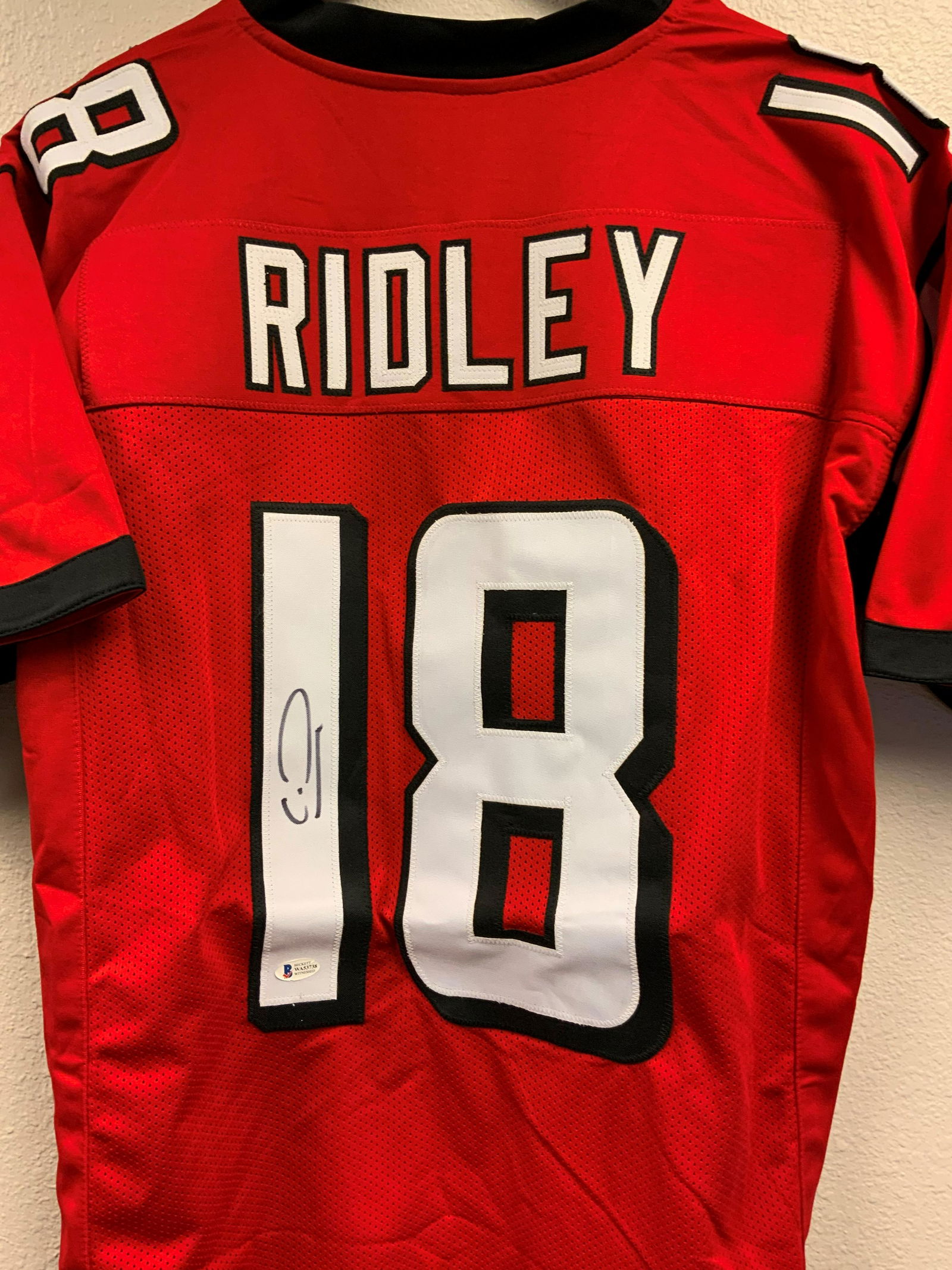 Calvin Ridley Autographed Beckett Authenticated Jersey (1 of 1)