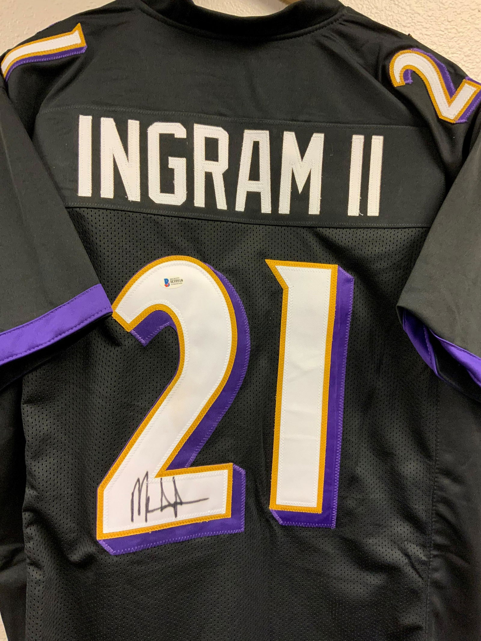 Mark Ingram Autographed Beckett Authenticated Jersey (1 of 1)