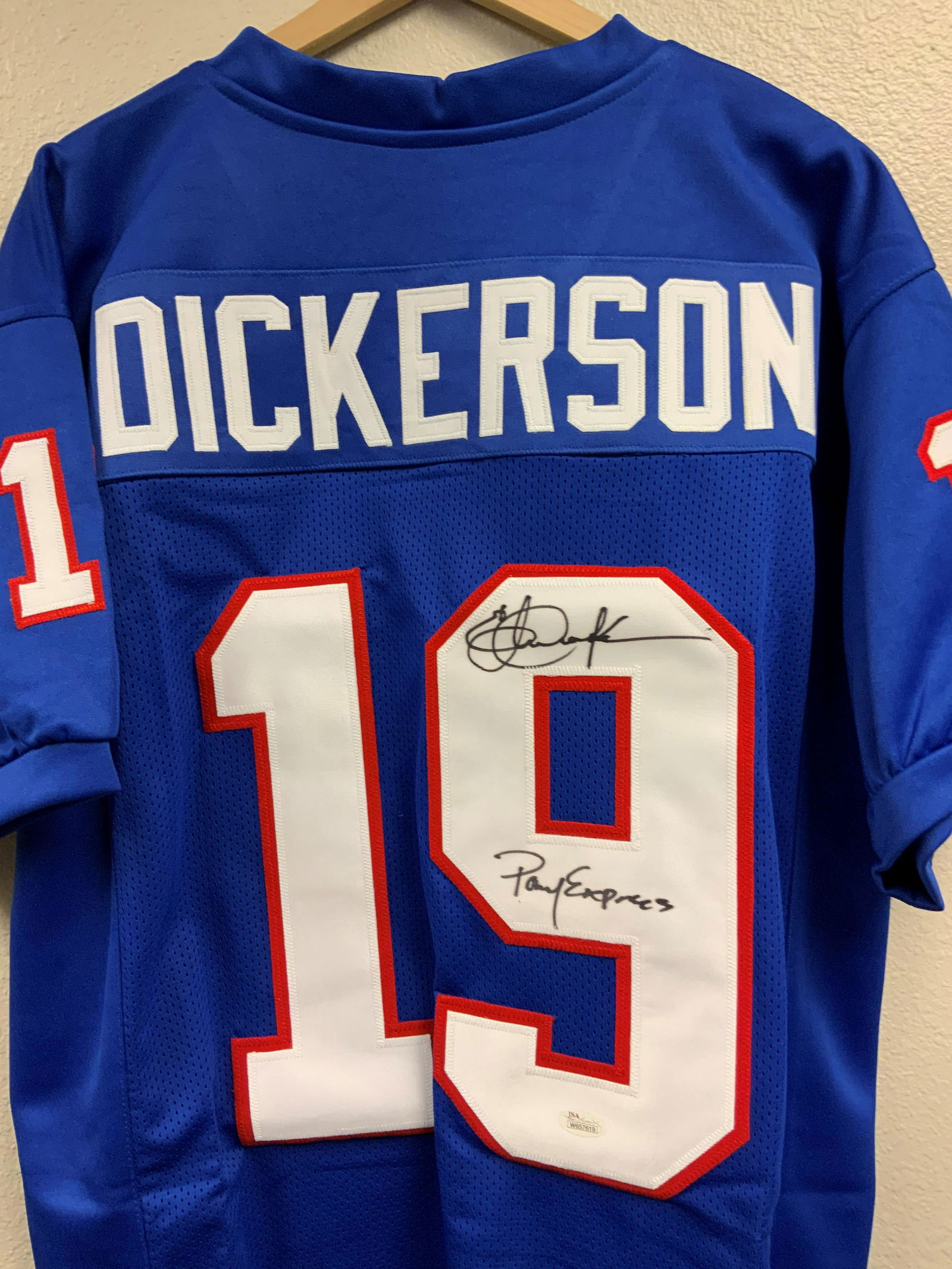 Eric Dickerson Autographed JSA Authenticated Jersey (1 of 1)