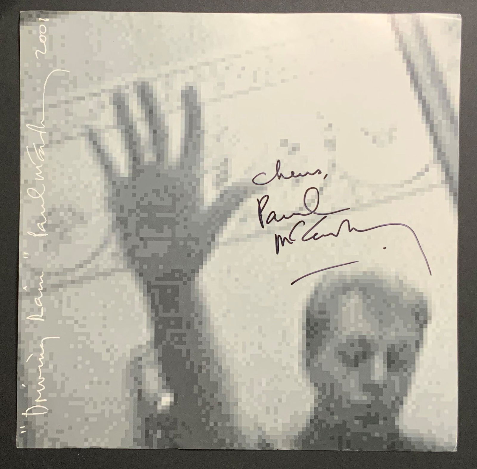 Paul McCartney Autographed Driving Rain Insert (1 of 1)