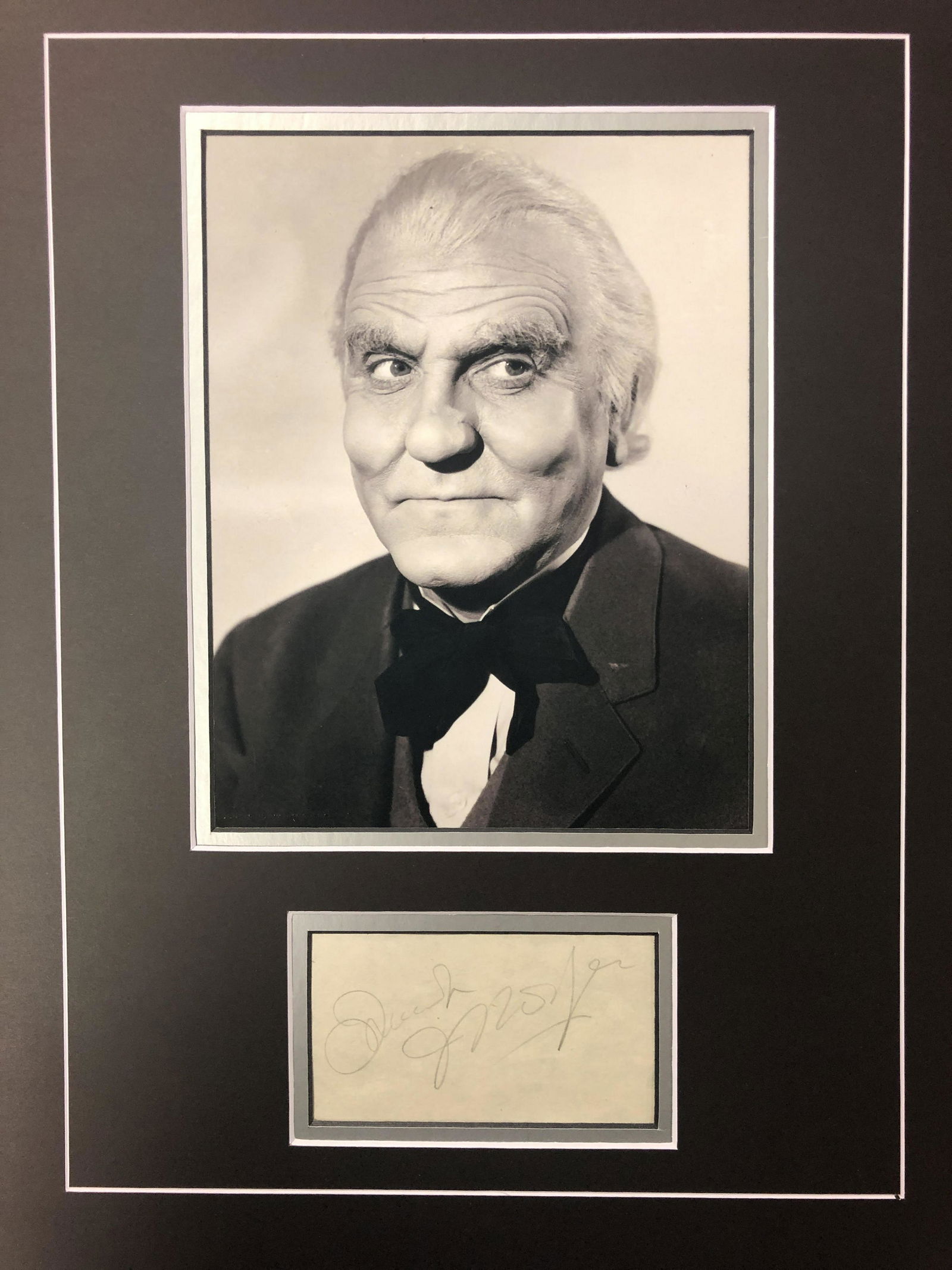 Frank Morgan "Wizard of Oz" Autograph Display (1 of 1)