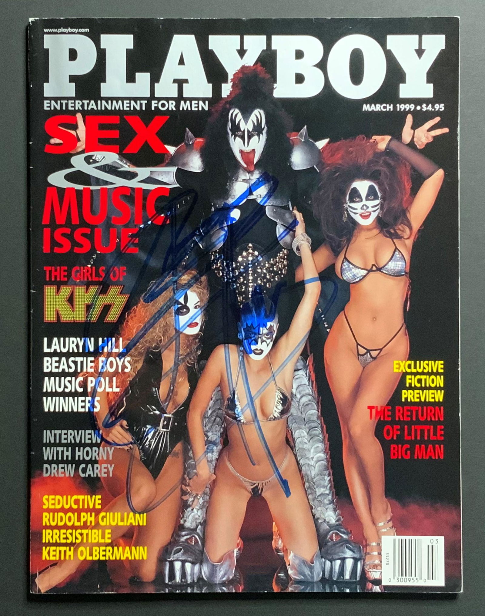 Gene Simmons Autographed Playboy (1 of 1)