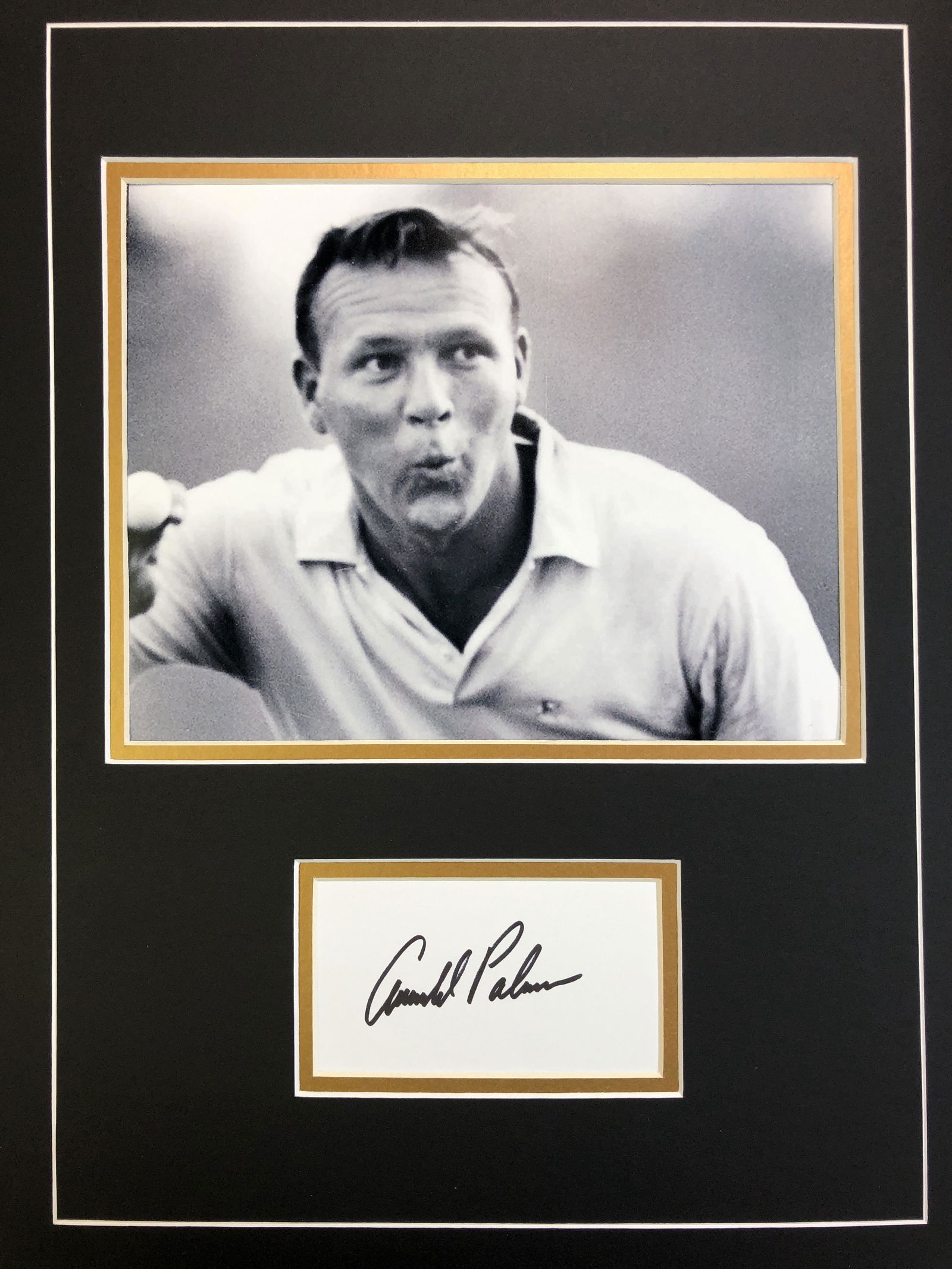 Arnold Palmer Autograph Display (1 of 1)