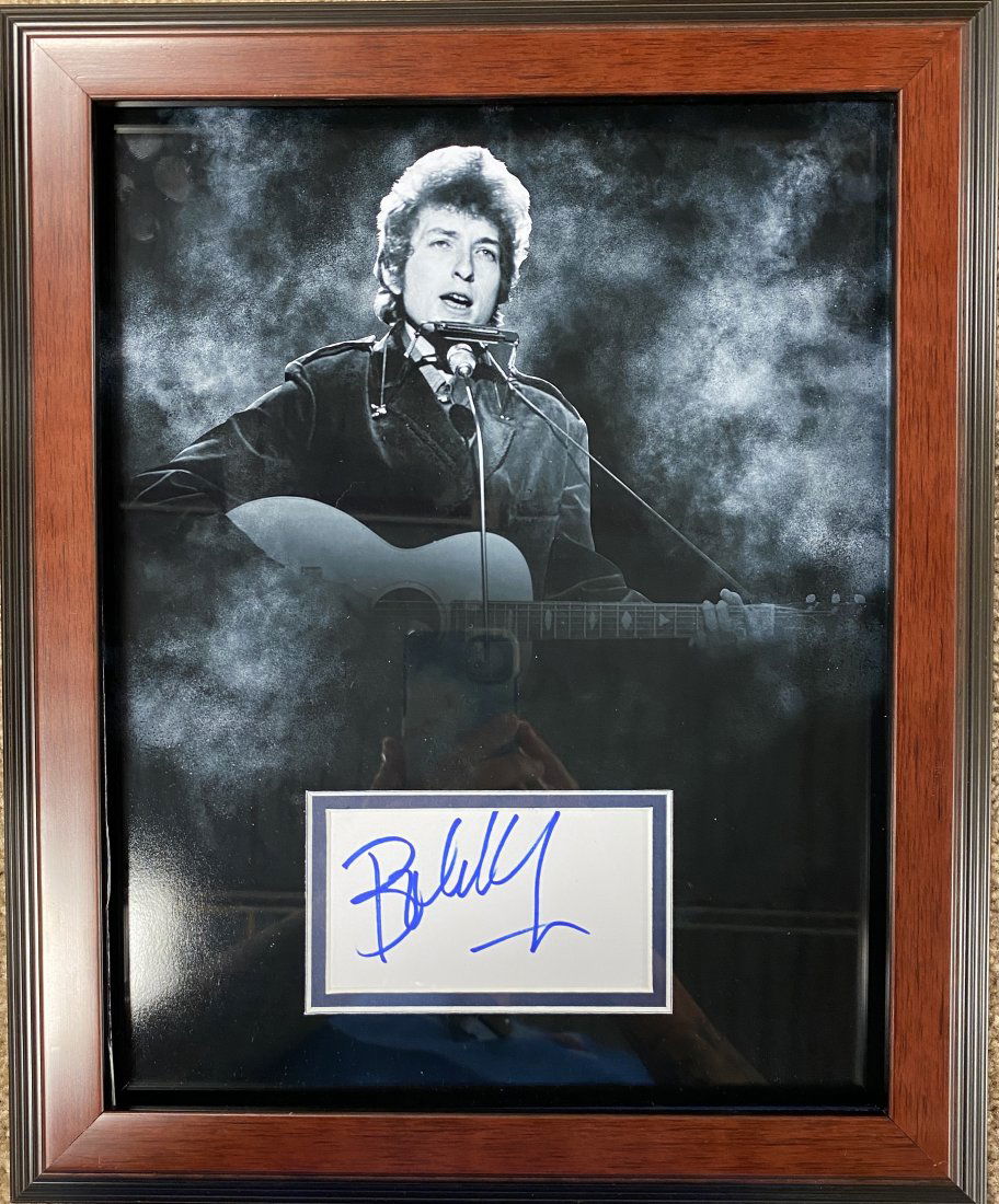 Bob Dylan Autographed Display (1 of 1)