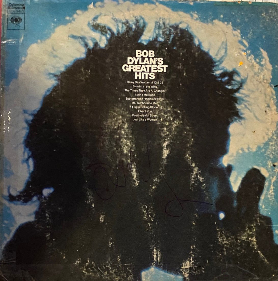 Bob Dylan Autographed Album (1 of 1)