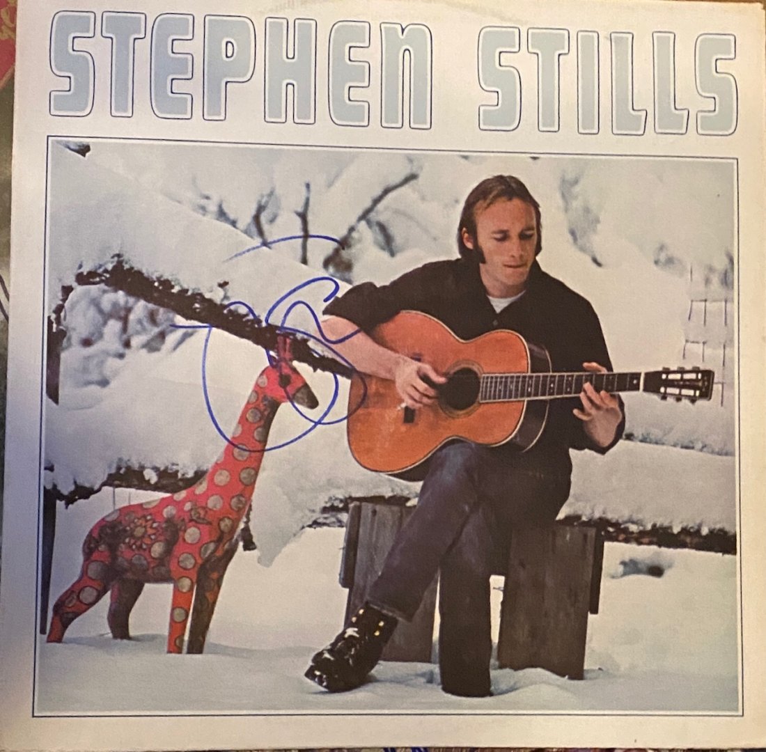 STEPHEN STILLS AUTOGRAPHED ALBUM: Each item comes with COA from us. Ask any and all questions before bidding. Signed album covers are not guaranteed to have vinyl record included, if curious email support@iczauctions.com to inquire . 