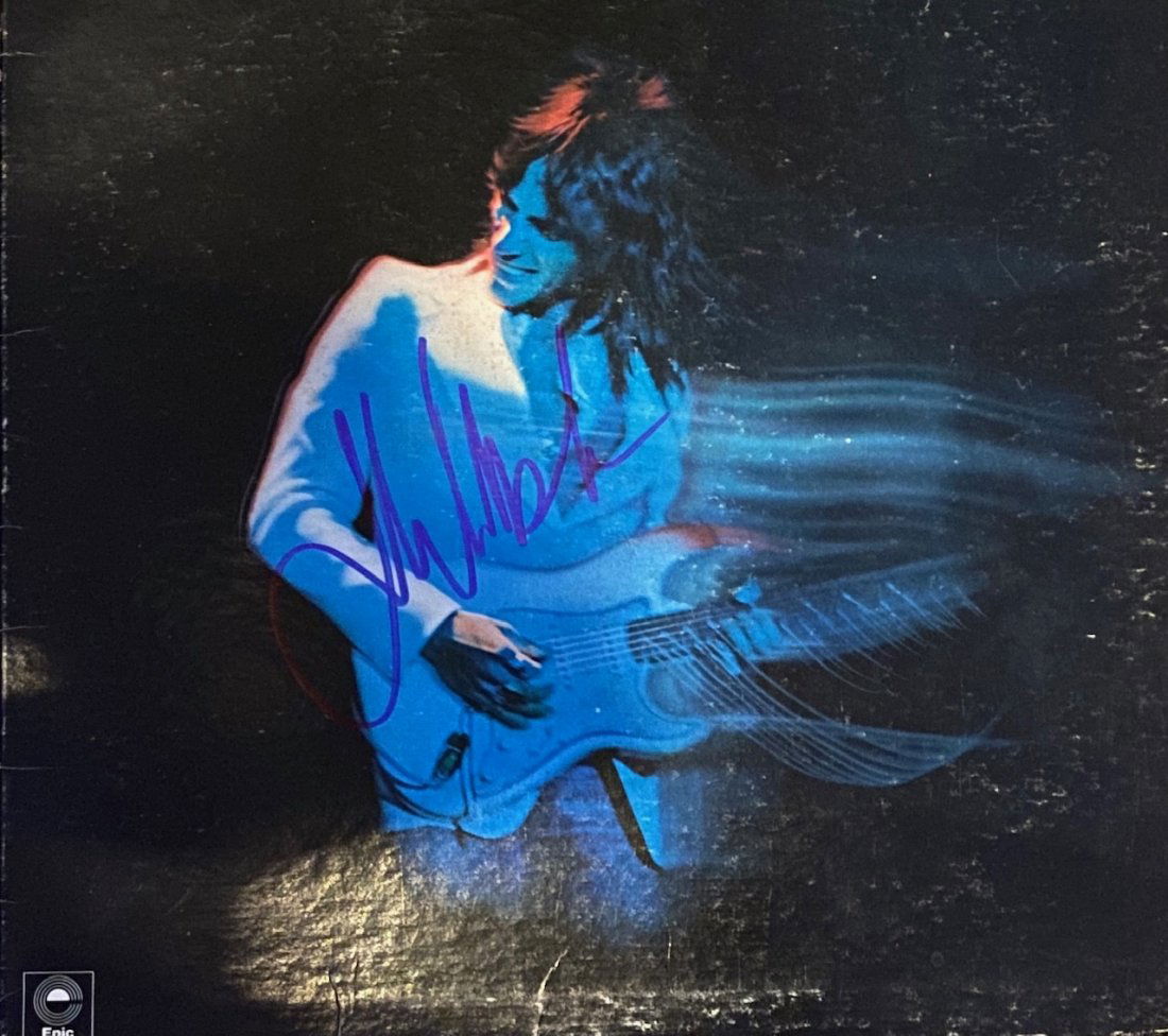 JEFF BECK AUTOGRAPHED ALBUM (1 of 1)