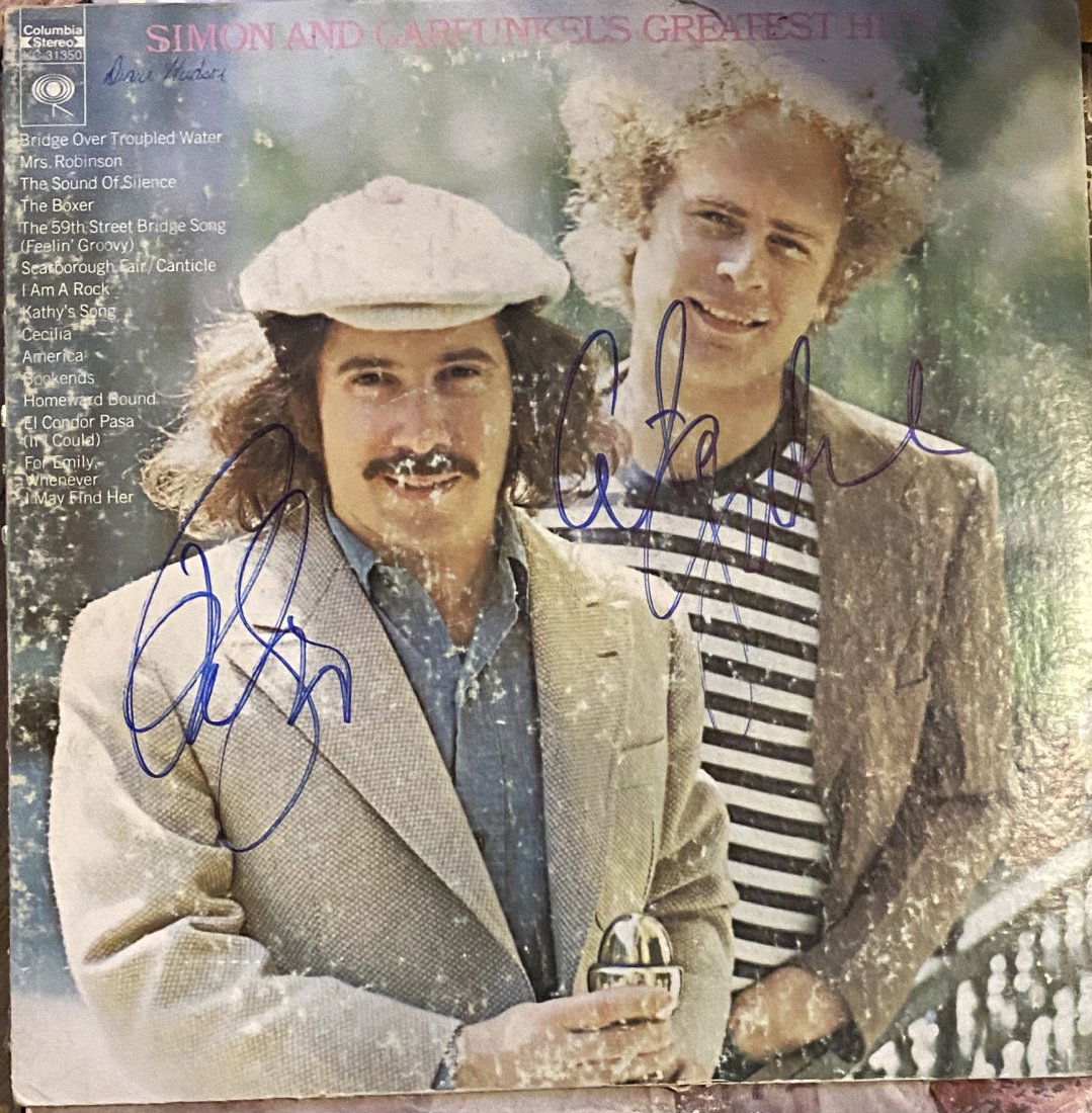 SIMON AND GARFUNKEL AUTOGRAPHED ALBUM (1 of 1)