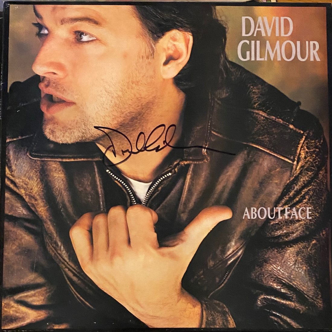 DAVID GILMOUR AUTOGRAPHED ALBUM (1 of 1)