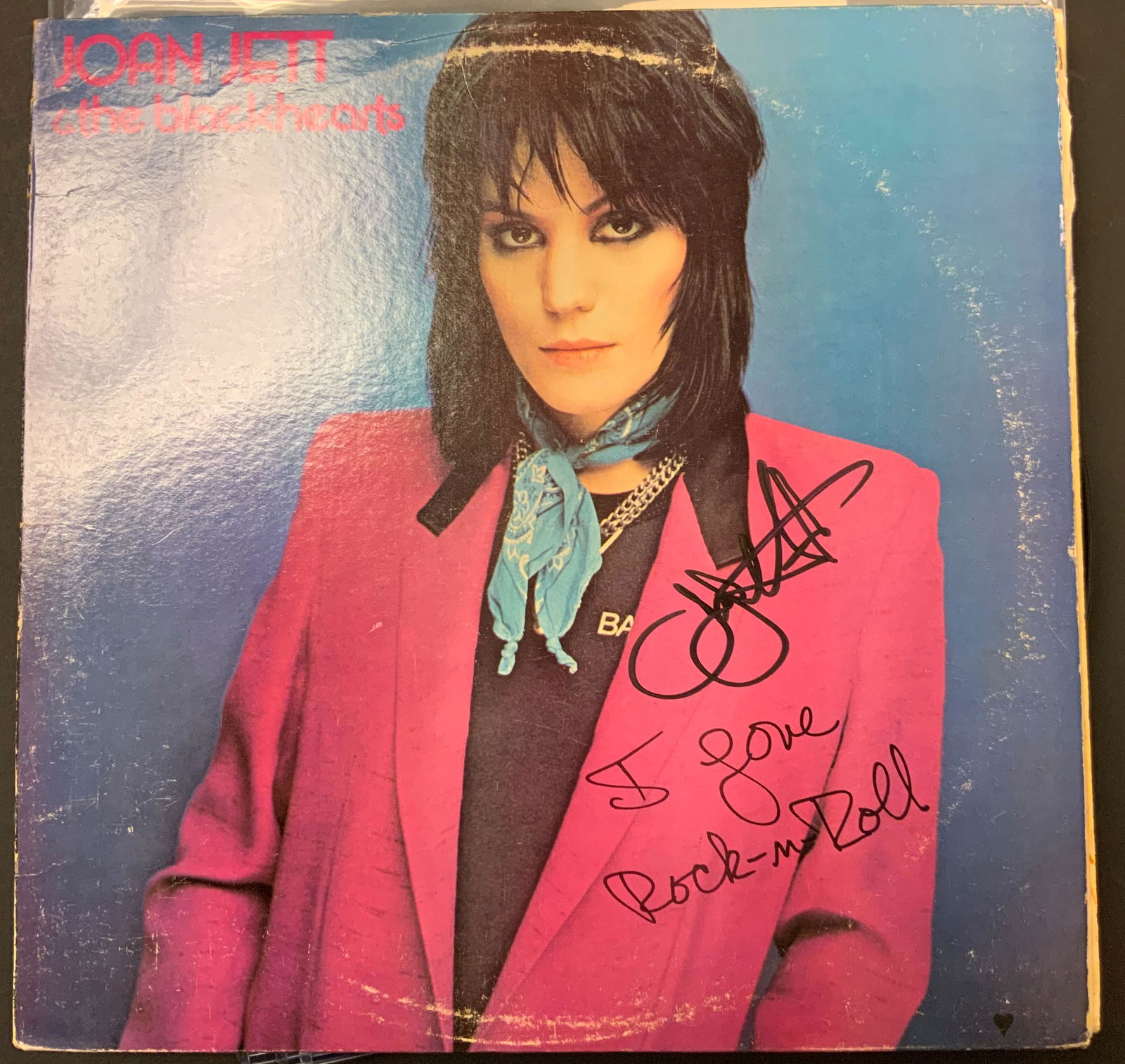 Joan Jett Autographed Album Cover (1 of 1)