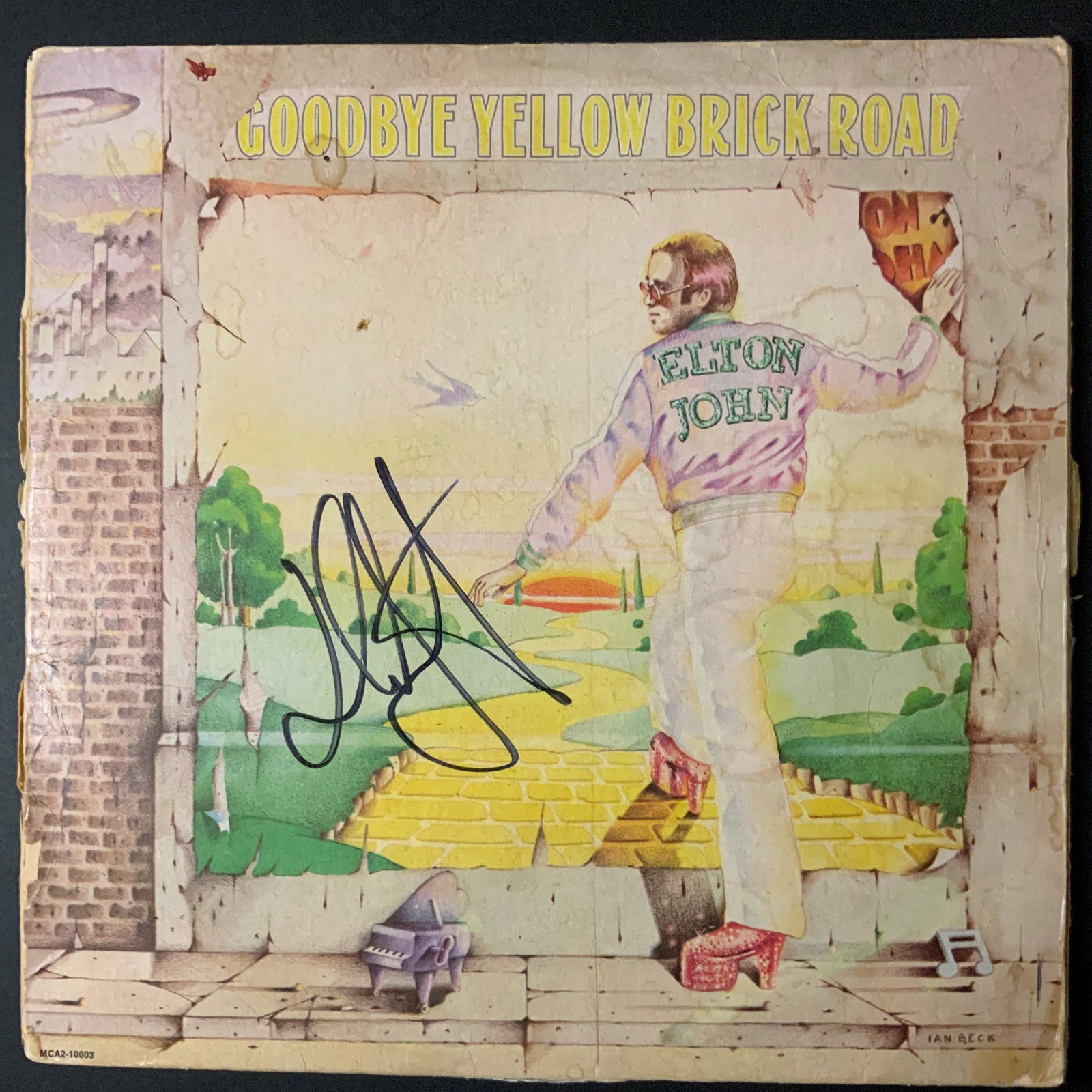 Elton John Autographed Album Cover (1 of 1)