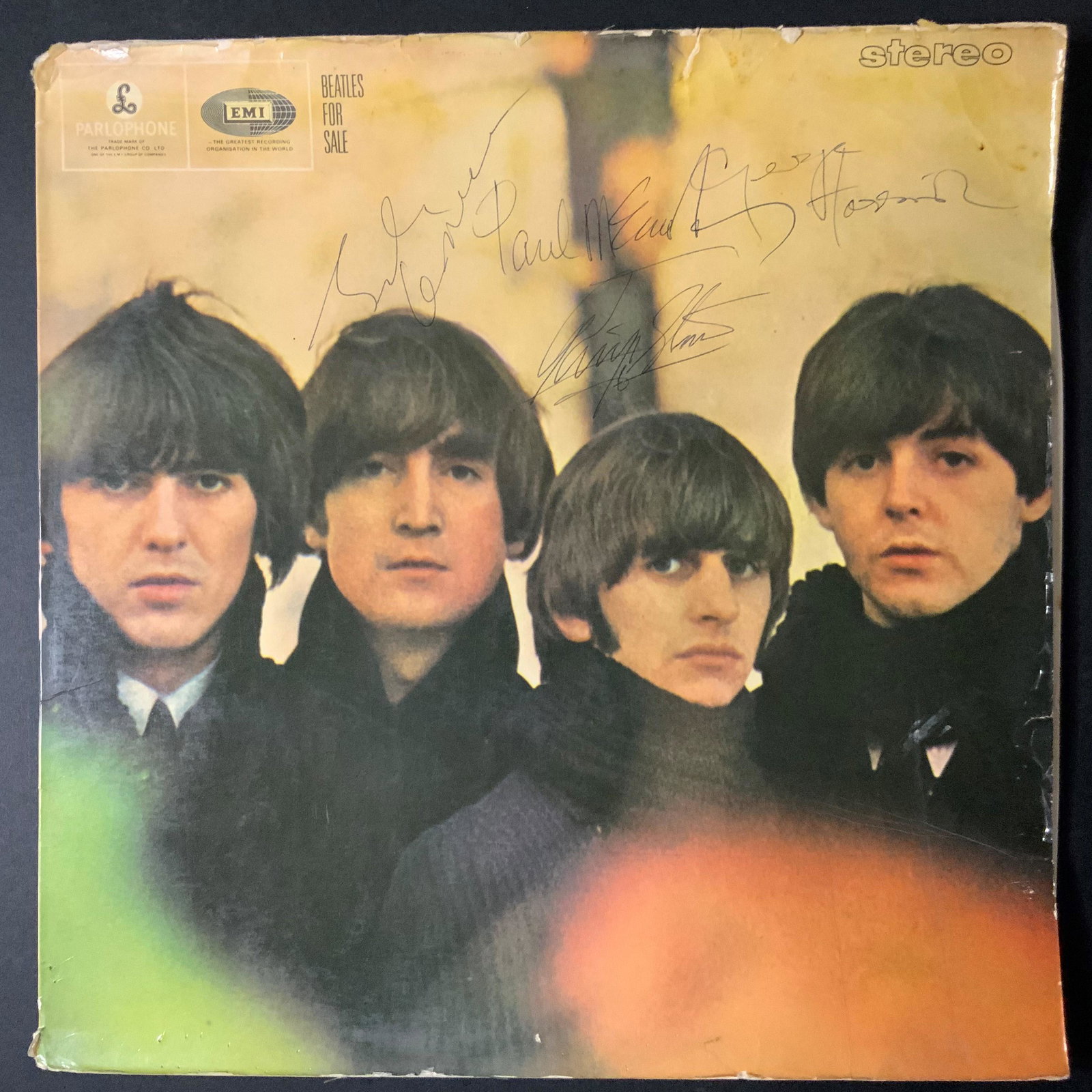 Beatles Autographed Album Cover Only, No Vinyl signed: Ask any and all questions before bidding. Signed album covers are not guaranteed to have vinyl record included, if curious email support@iczauctions.com to inquire . All framed items take 2 weeks for 