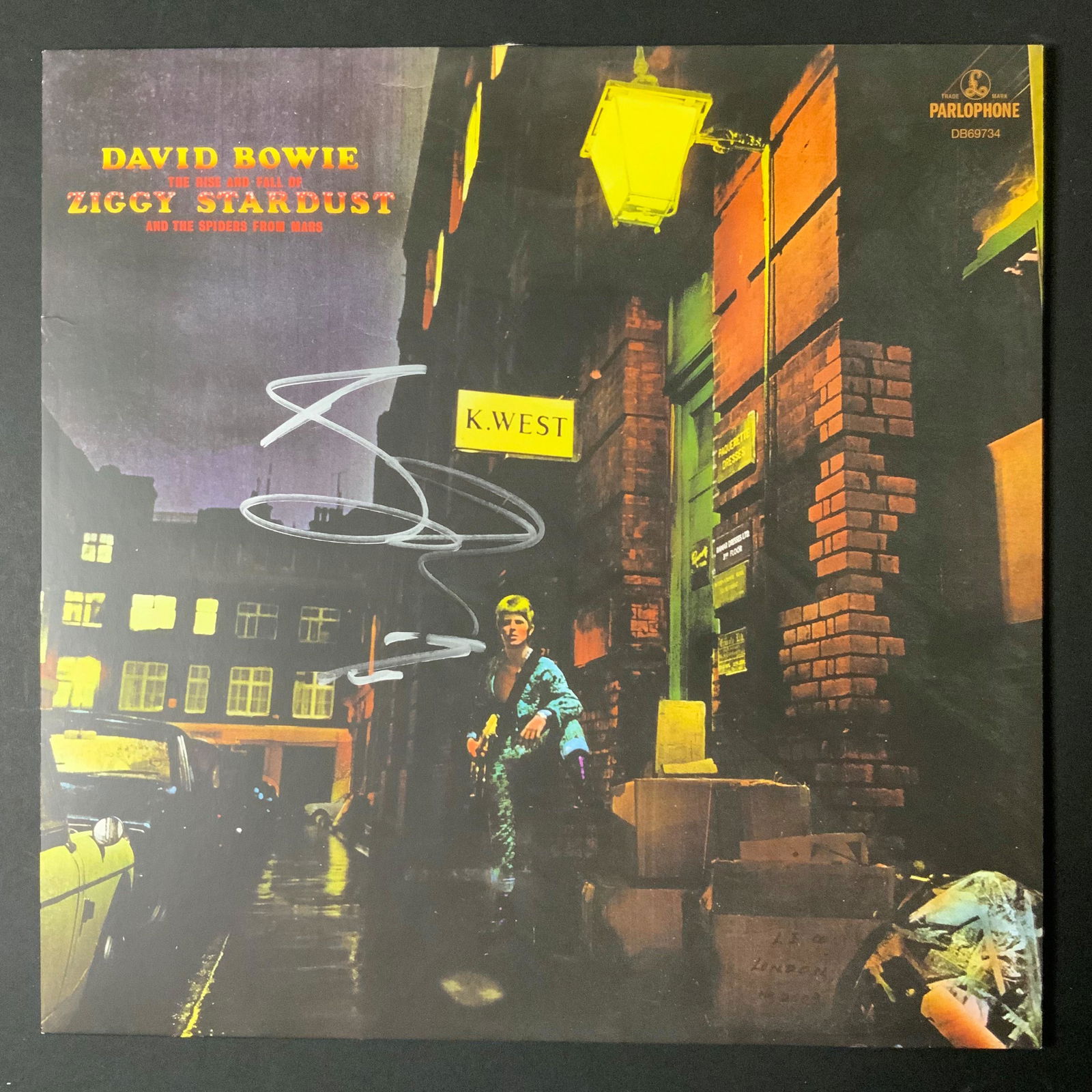 David Bowie  Autographed Album Cover Only, No Vinyl (1 of 1)