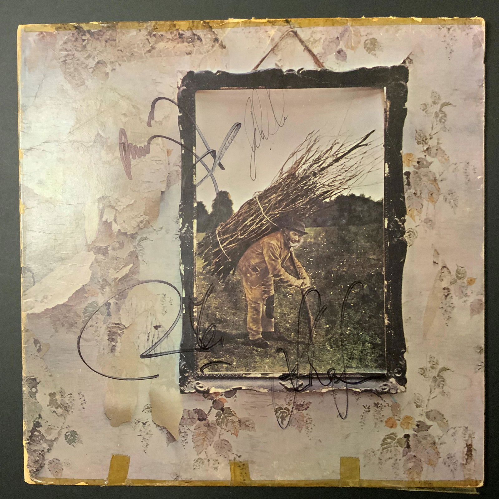 Led Zeppelin  Autographed Album Cover, Page Plant Jones (1 of 1)