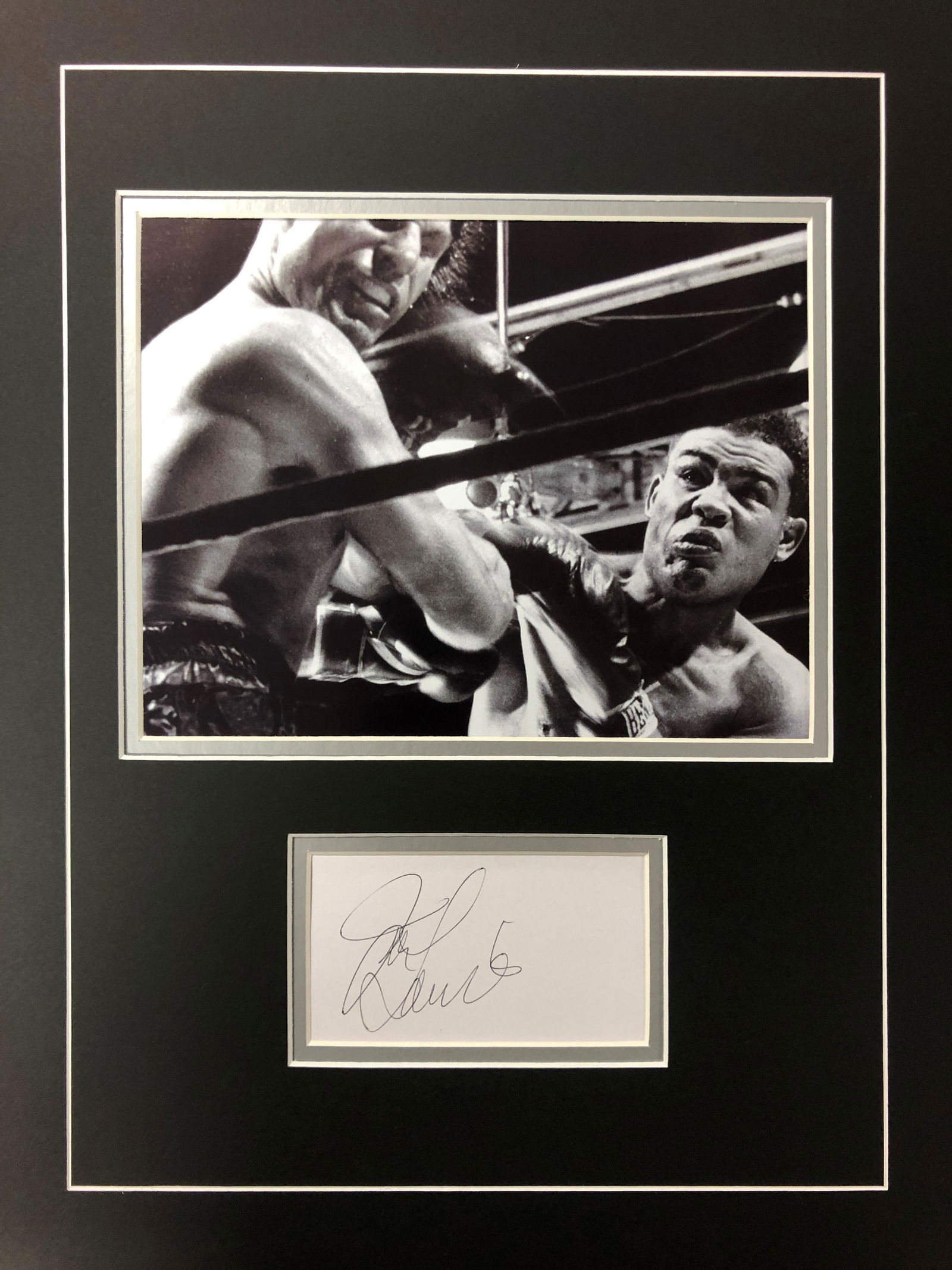 Joe Louis Cut Autographed Display (1 of 1)