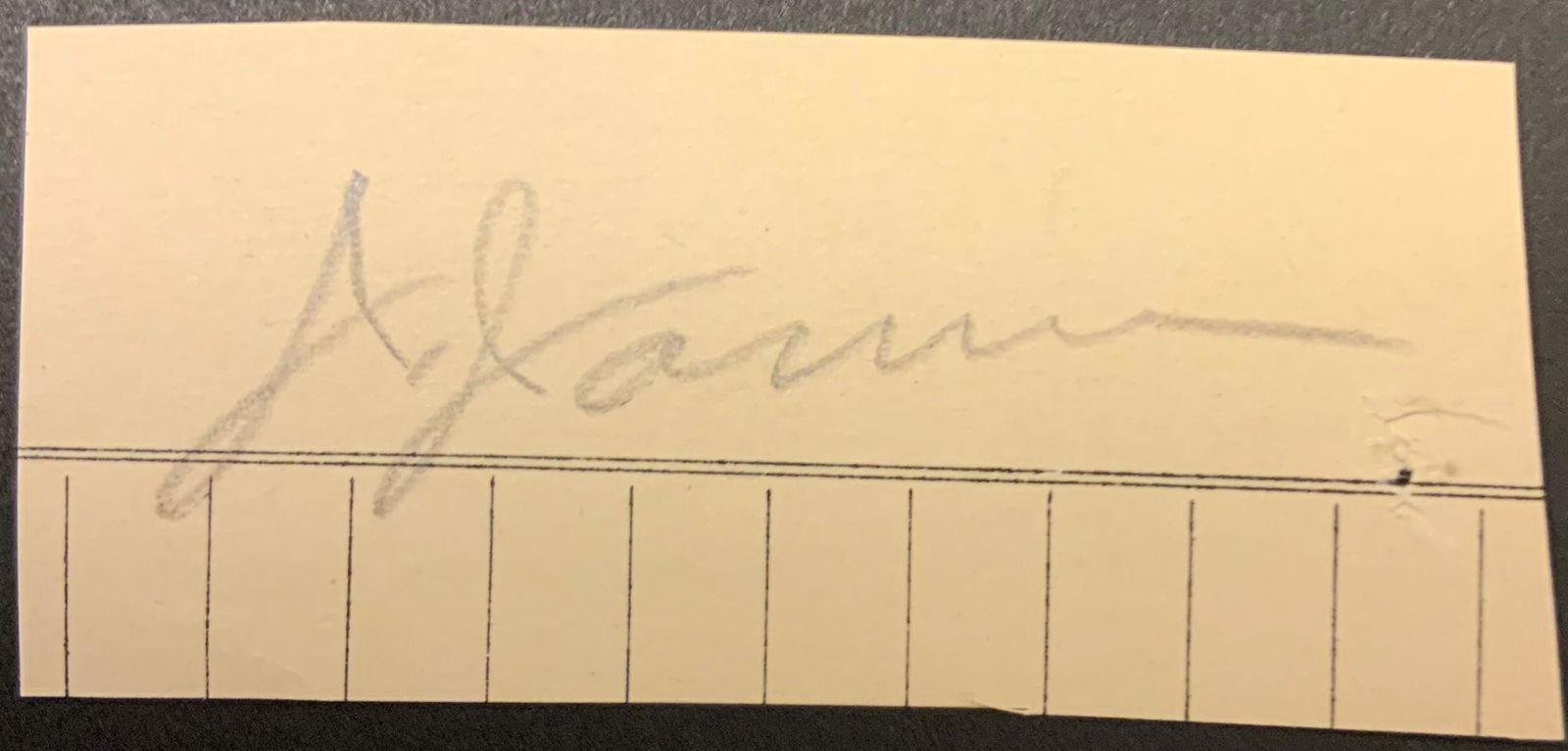 Jesse James Cut Autograph (1 of 1)