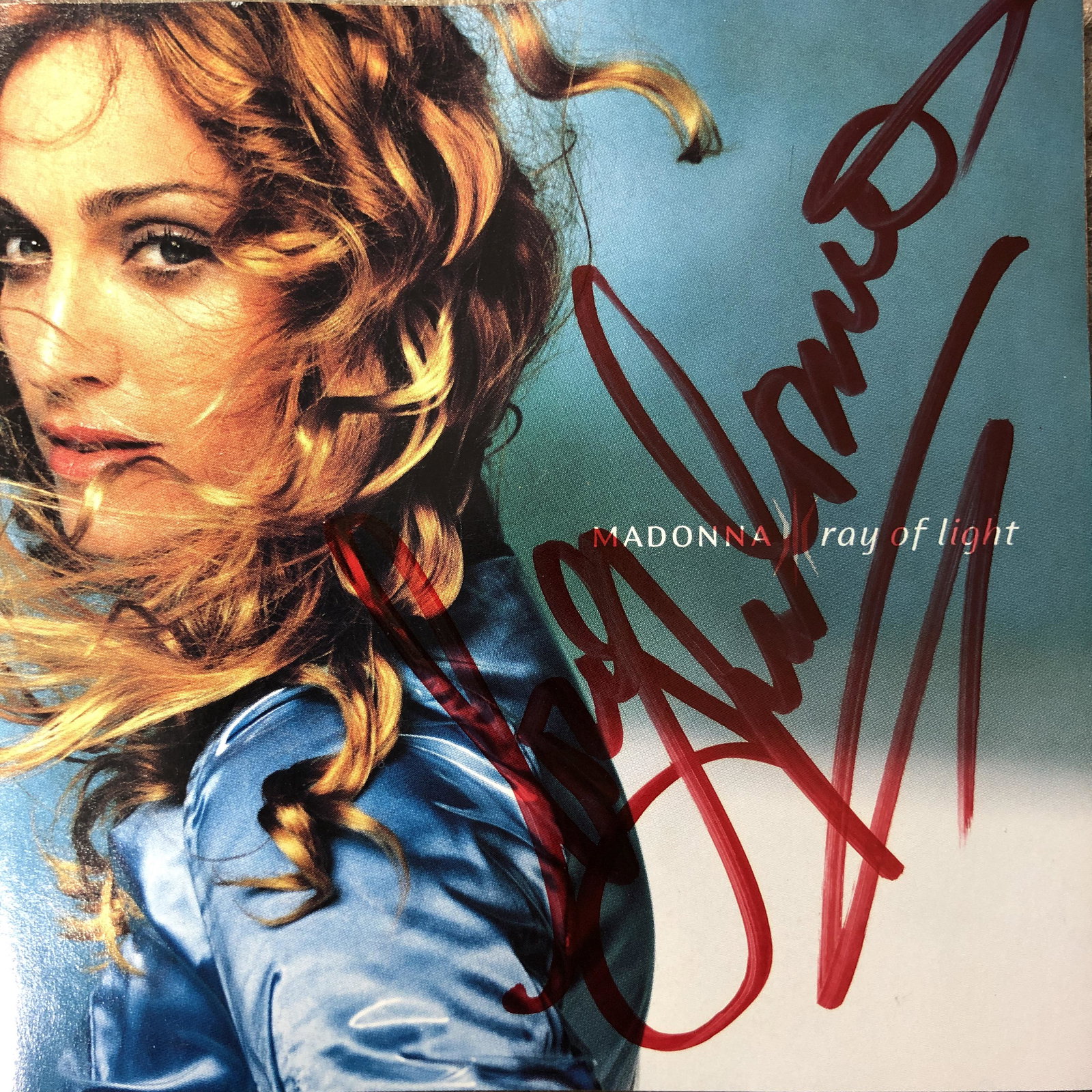 Madonna Autographed CD Liner Notes (1 of 1)