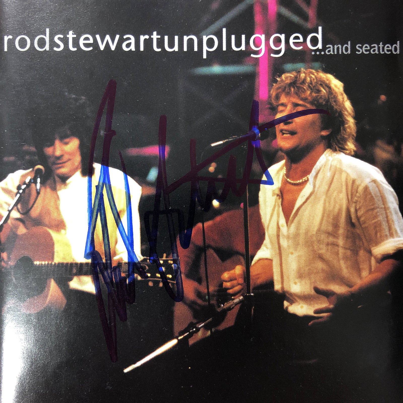 Rod Stewart Autographed CD Liner Notes (1 of 1)