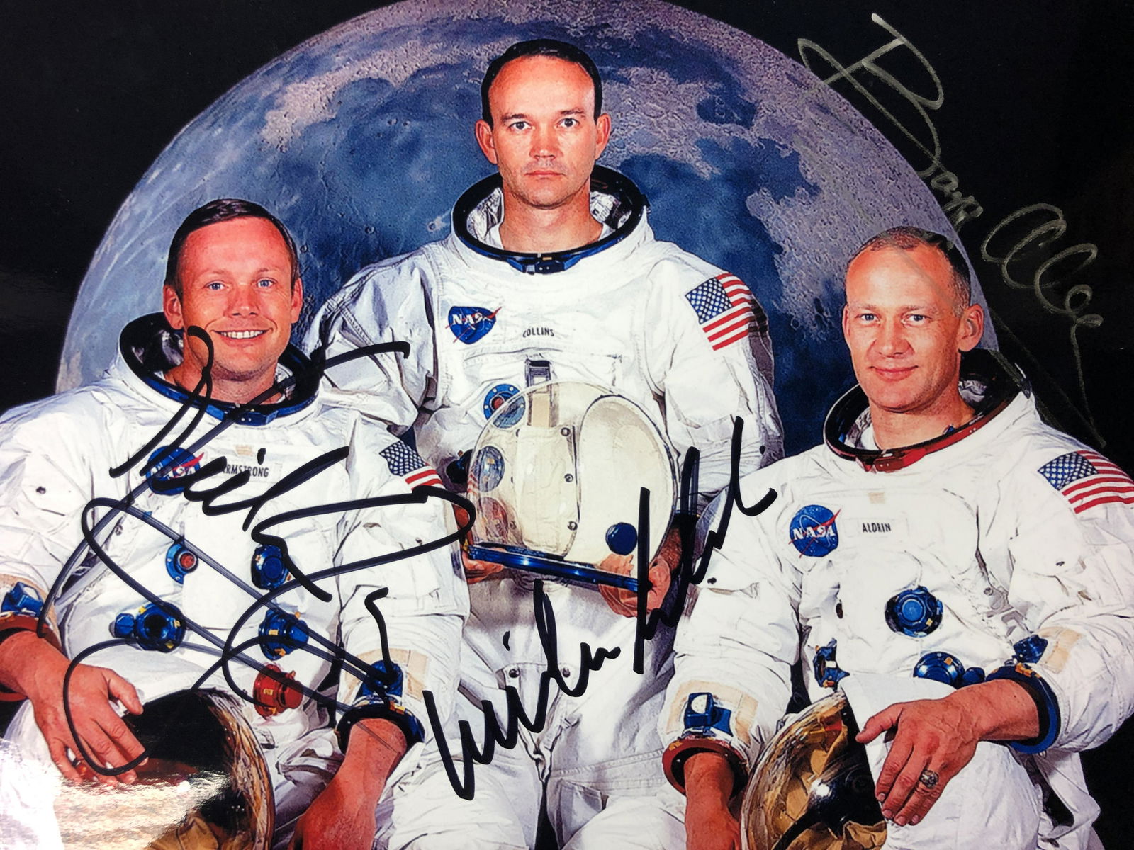 Aldrin, Collins, Armstrong Signed Photo (1 of 1)