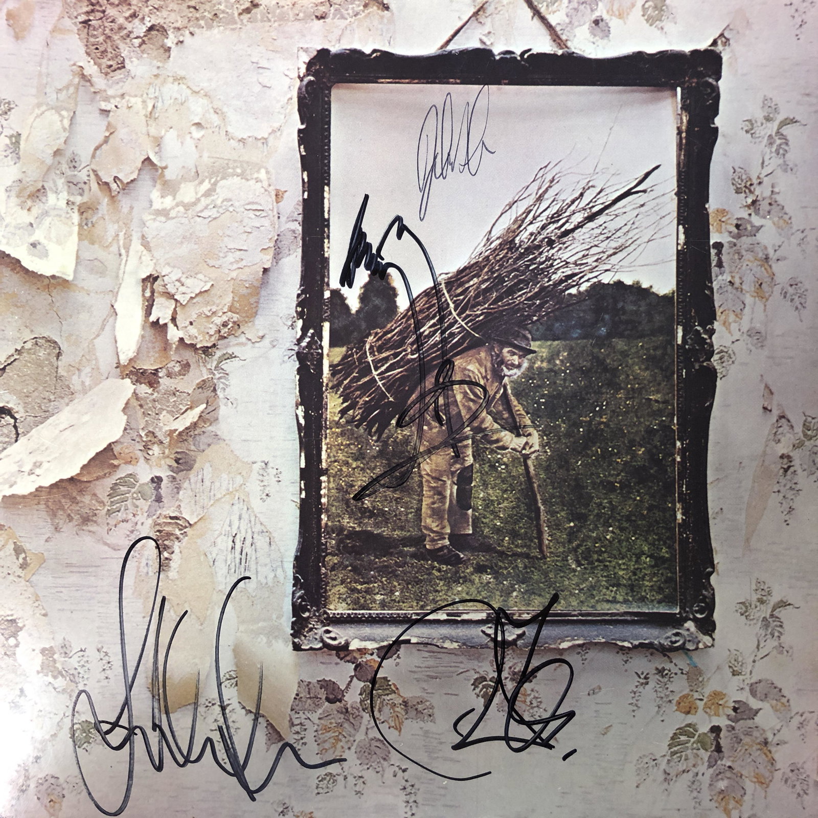 Led Zeppelin Autographed Album Cover (1 of 1)