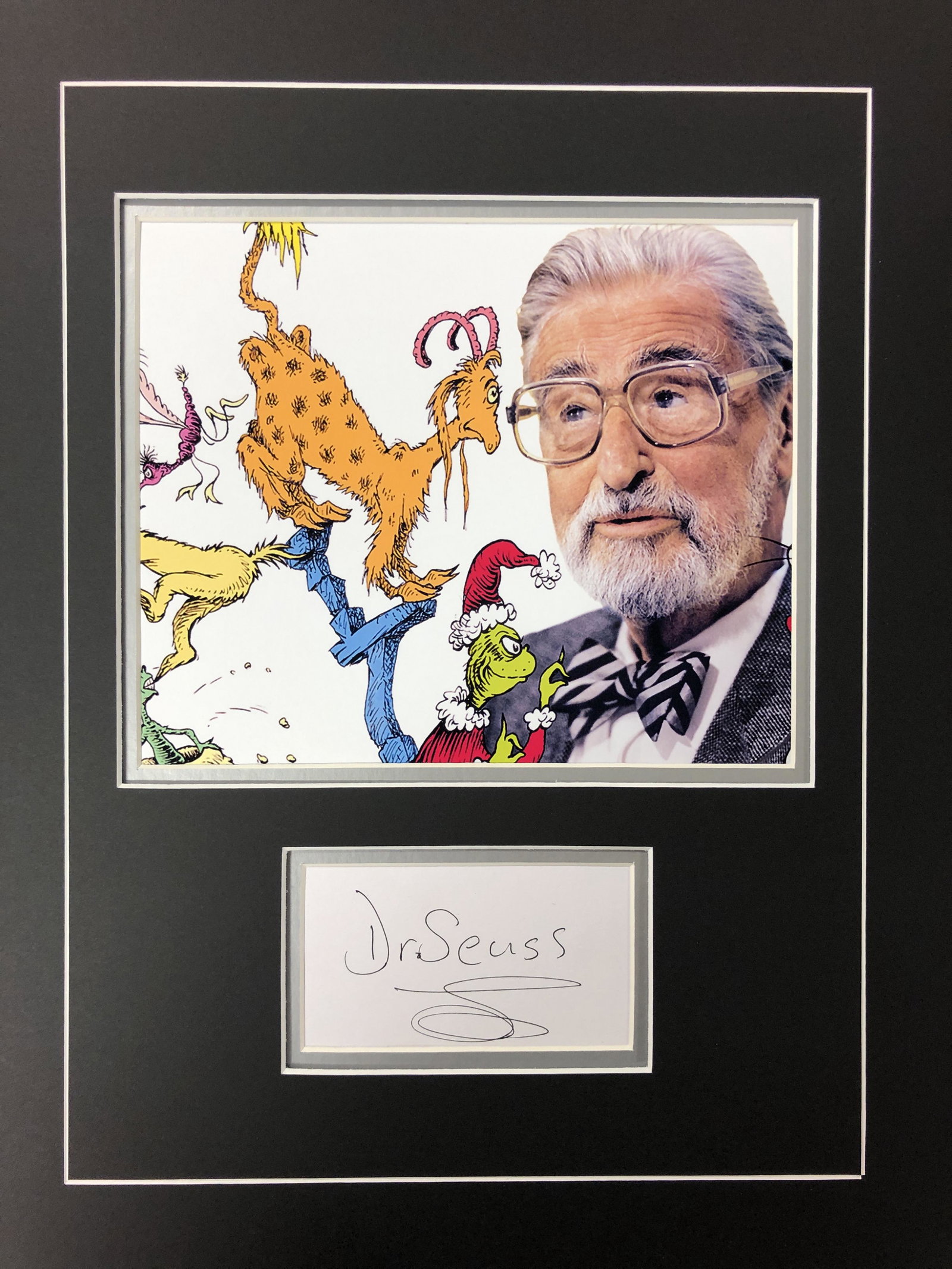 Dr.Seuss Autographed Display (1 of 1)