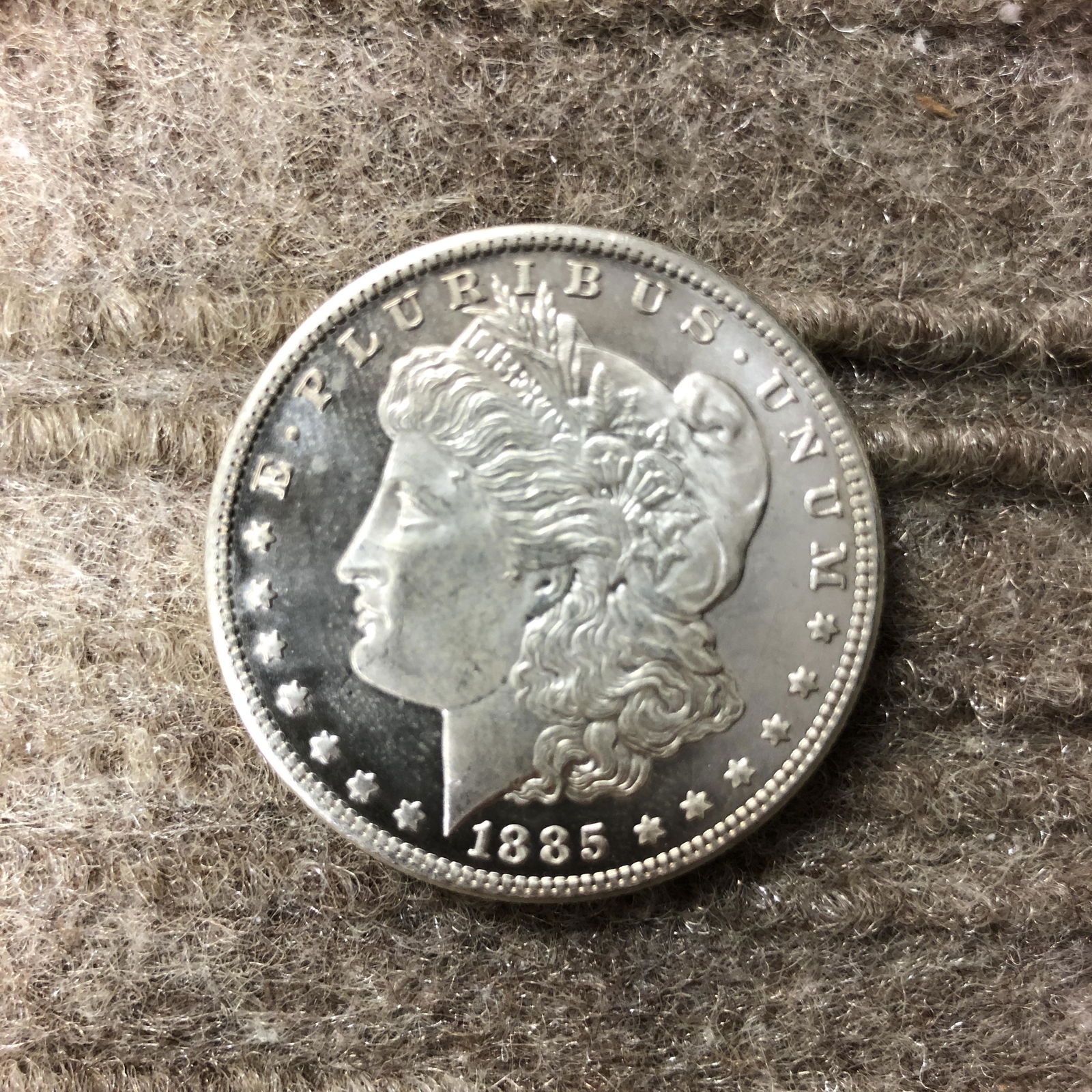 US Mint Silver Morgan Dollar 1885, Carson City (1 of 1)