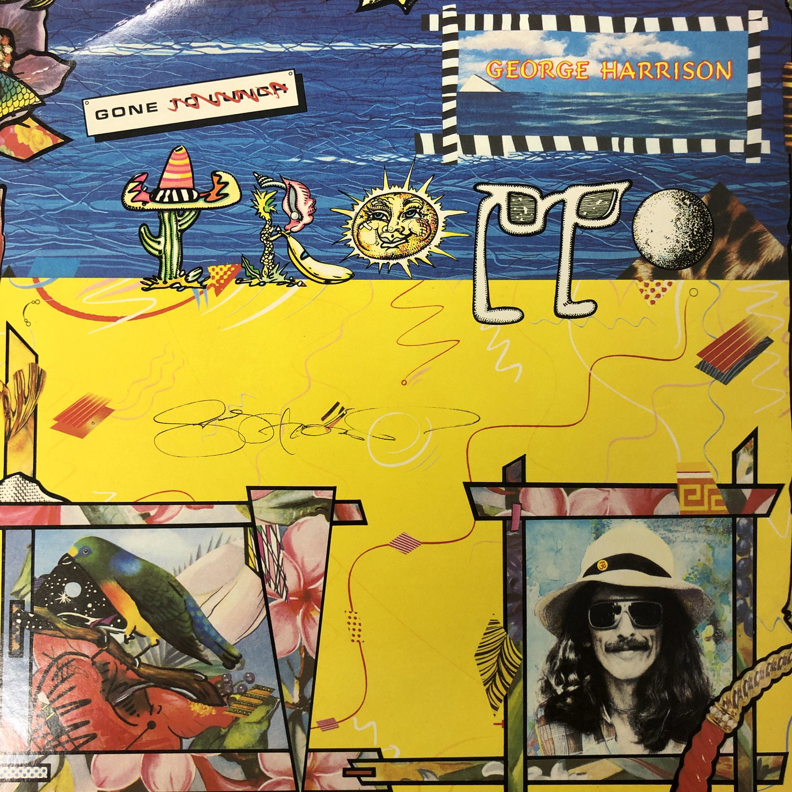 George Harrison Autographed Album Cover (1 of 1)