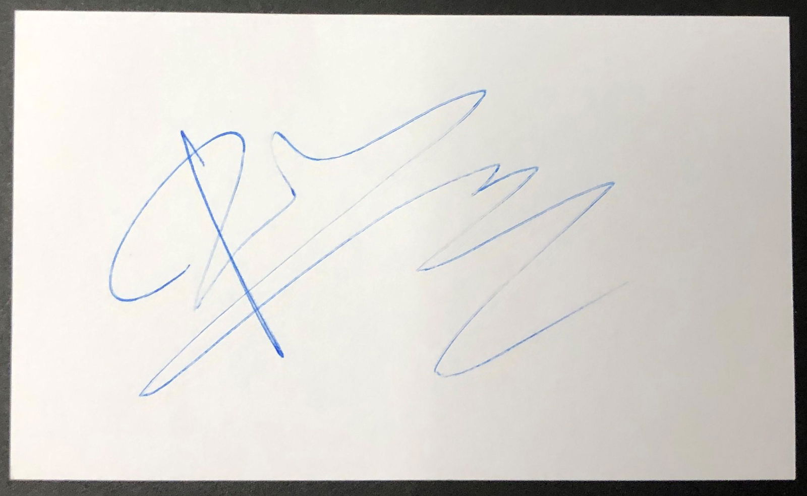 Pete Townshend Autographed Card (1 of 1)